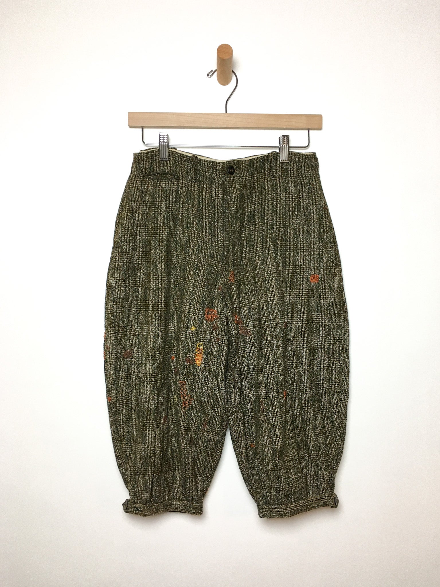 1920's Hand Darned Woolen Knickers Display Copy