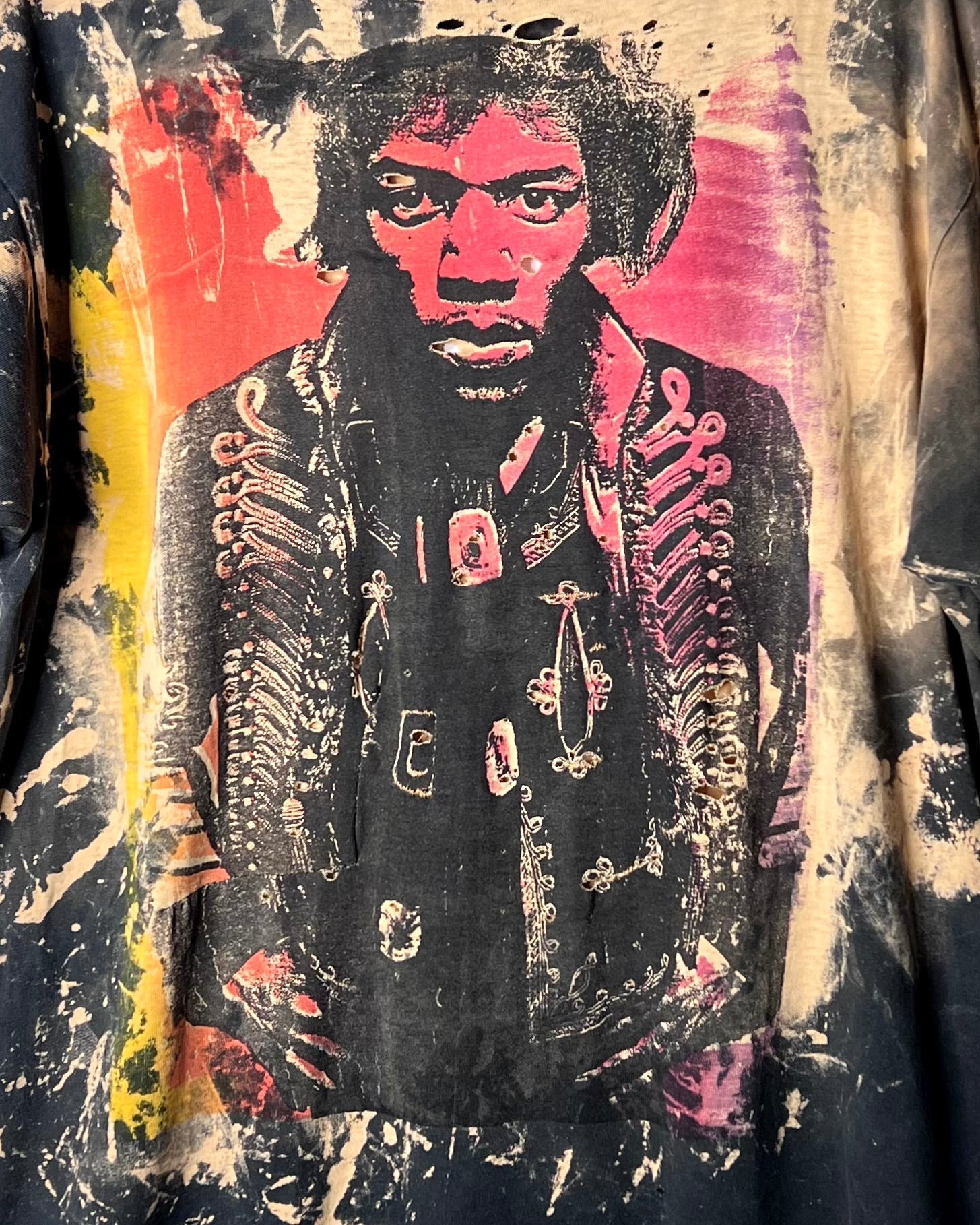 Vintage band tee of Jimi Hendrix