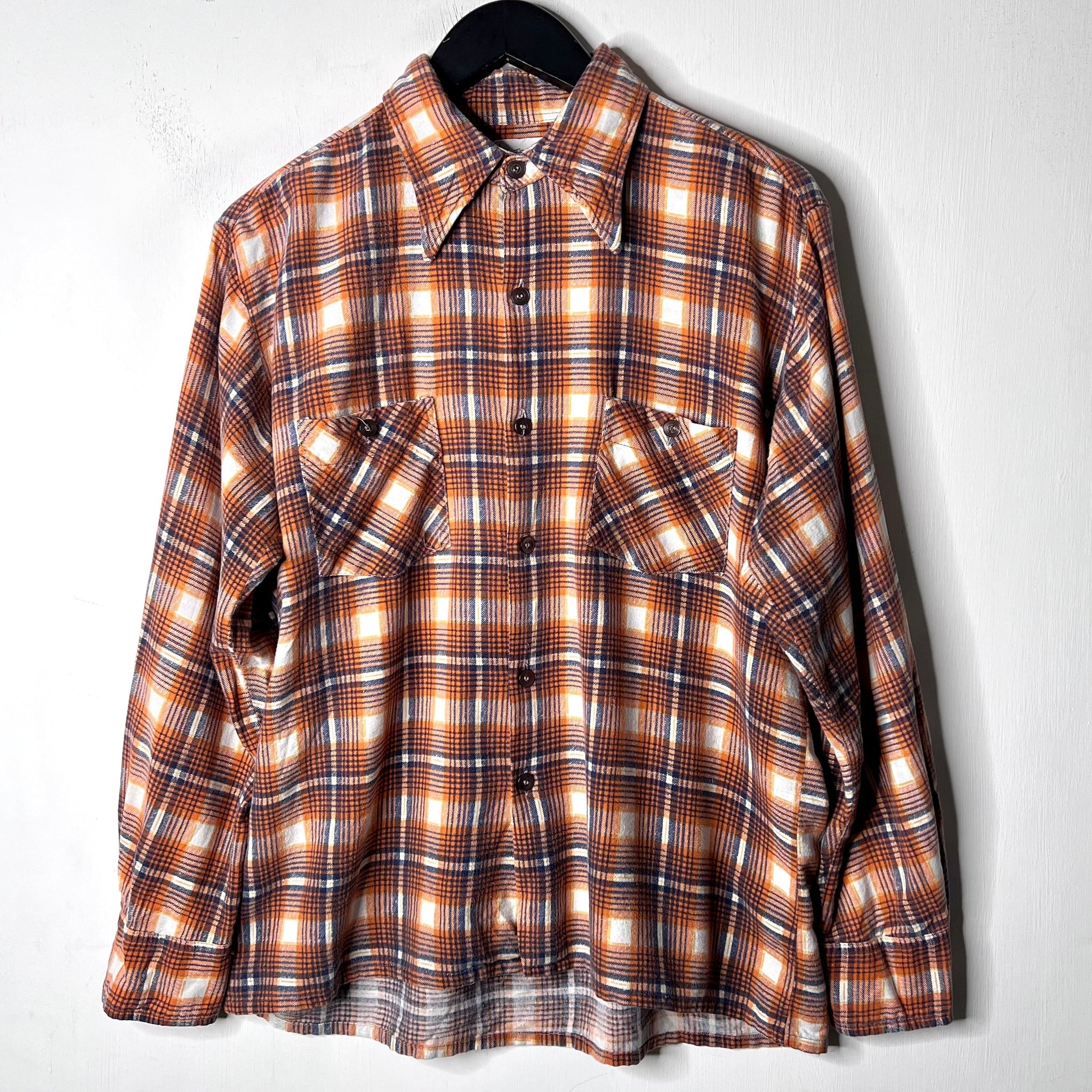 Pine Trail Plaid Flannel Shirt - 1970s