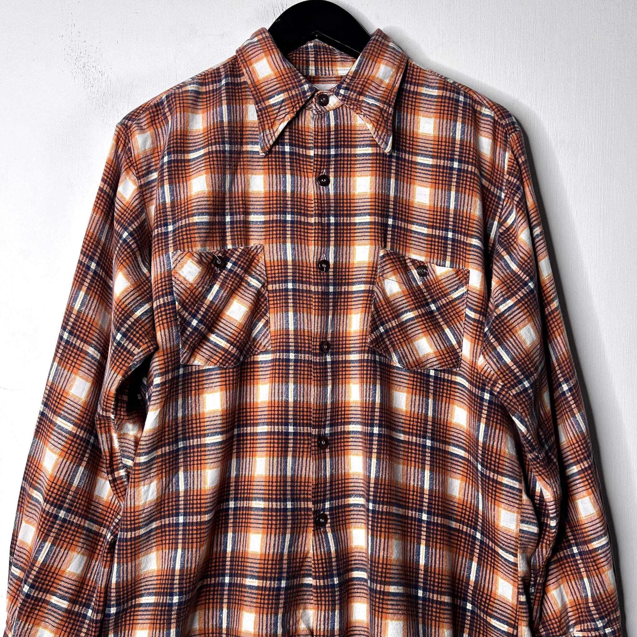 Pine Trail Plaid Flannel Shirt - 1970s