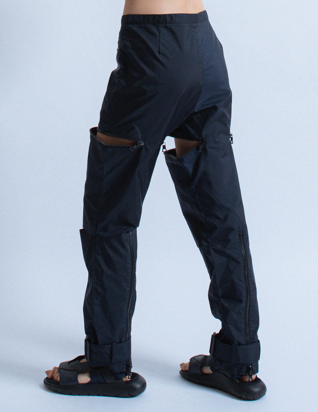 convertible nylon track pants