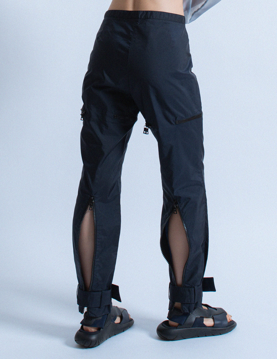 convertible nylon track pants