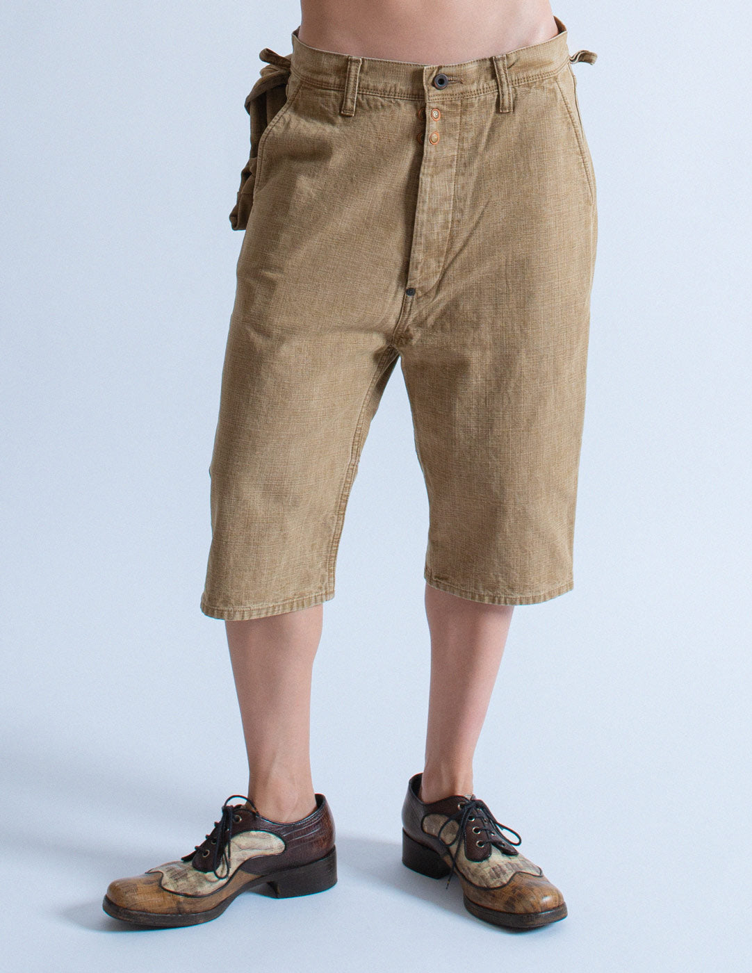 cargo shorts with hip bag