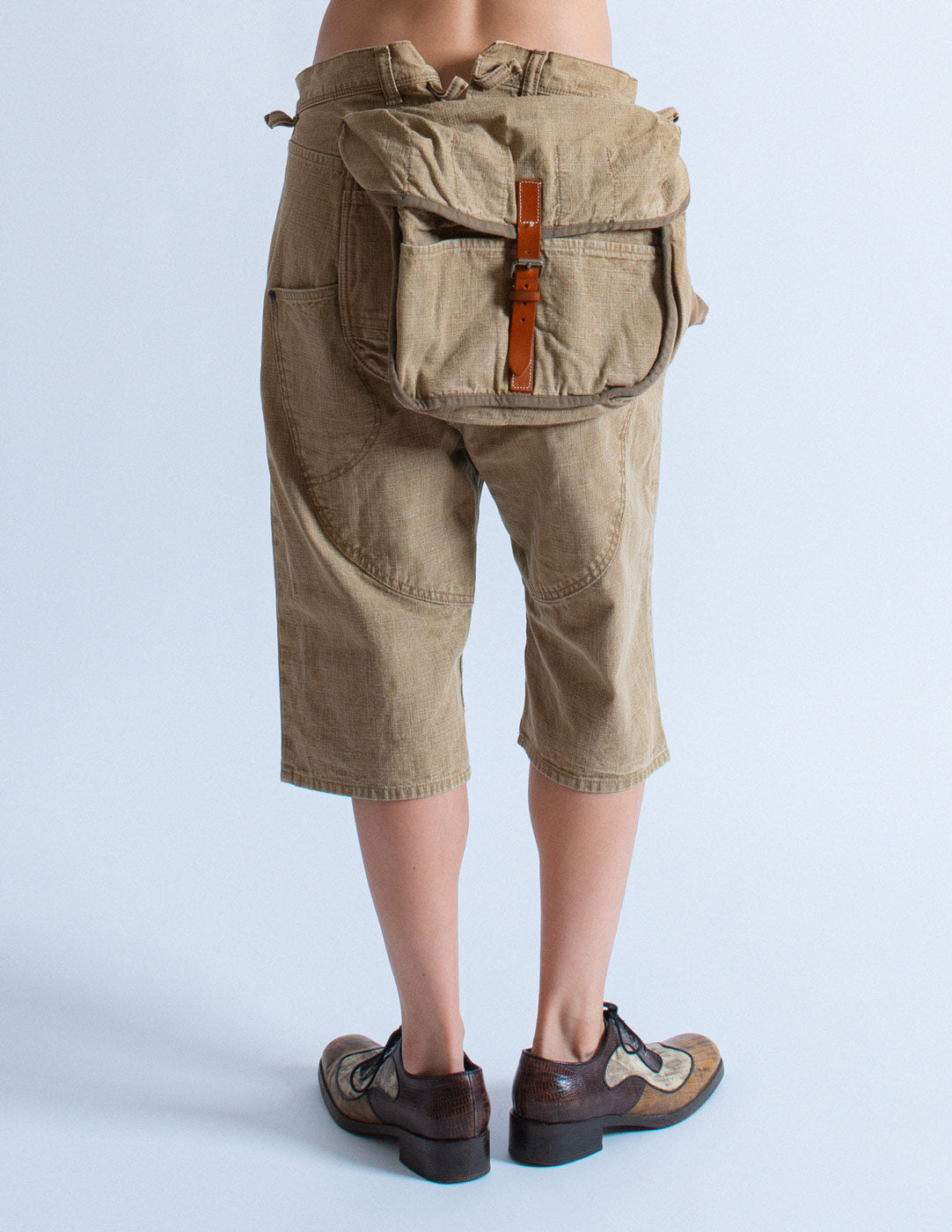 cargo shorts with hip bag