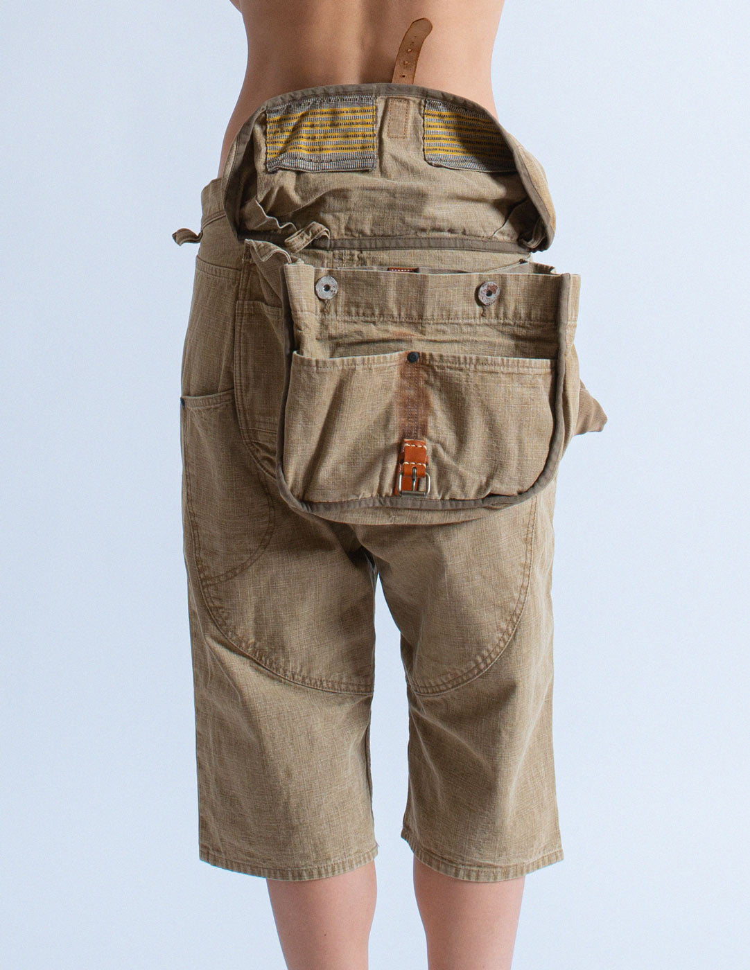 cargo shorts with hip bag