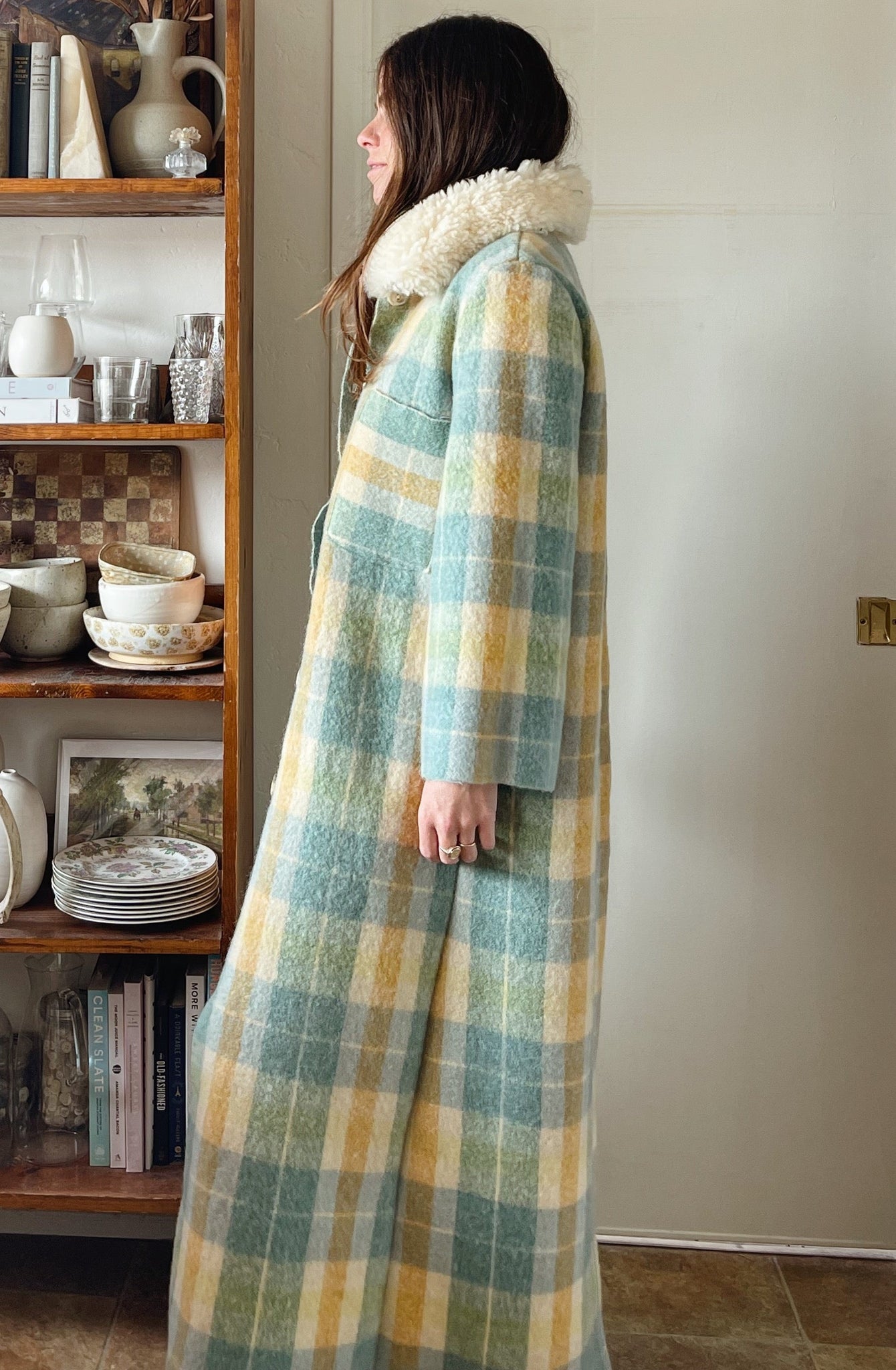 Ludlow Shearling Blanket Duster