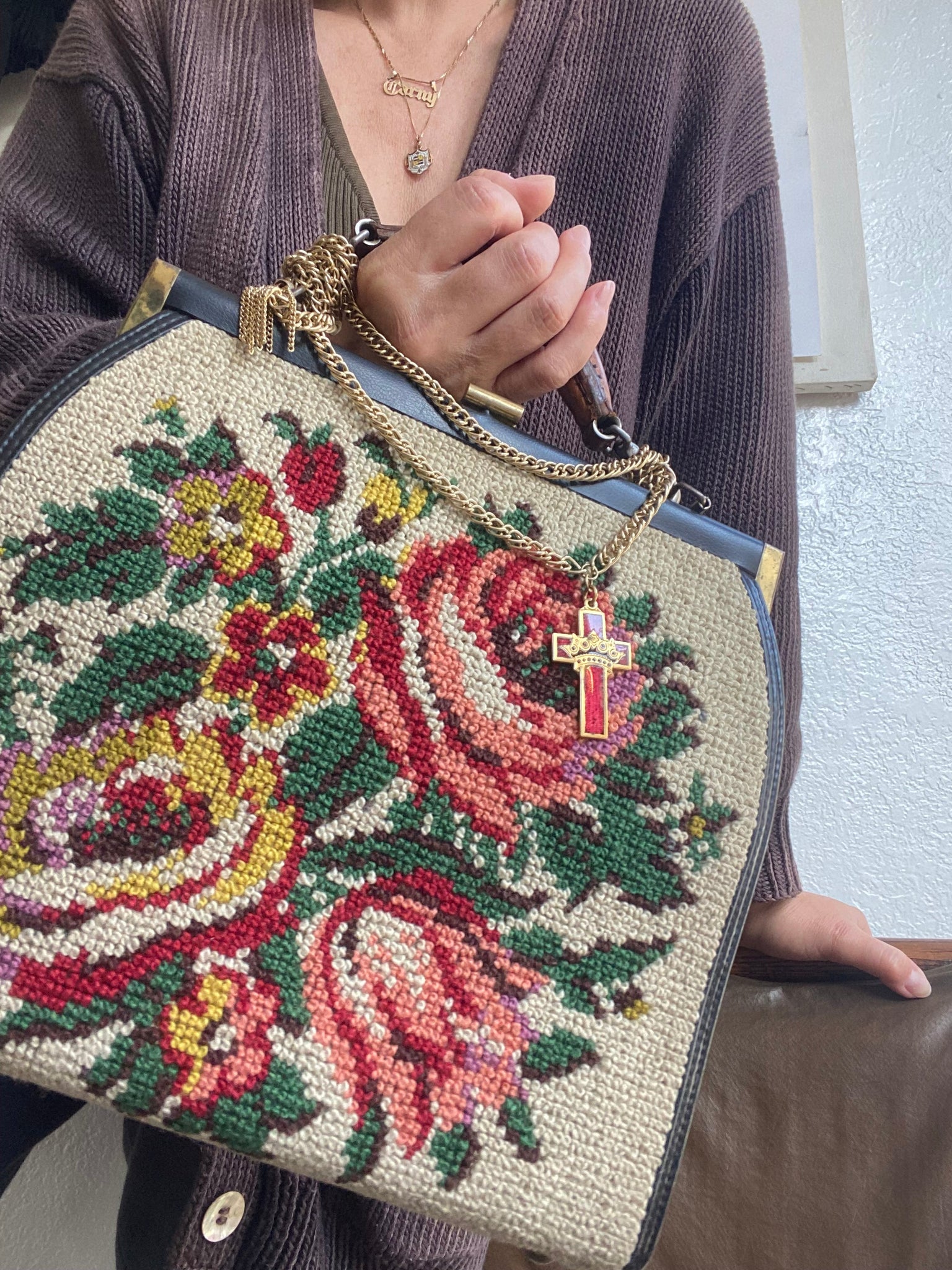 Needlepoint Frame Bag