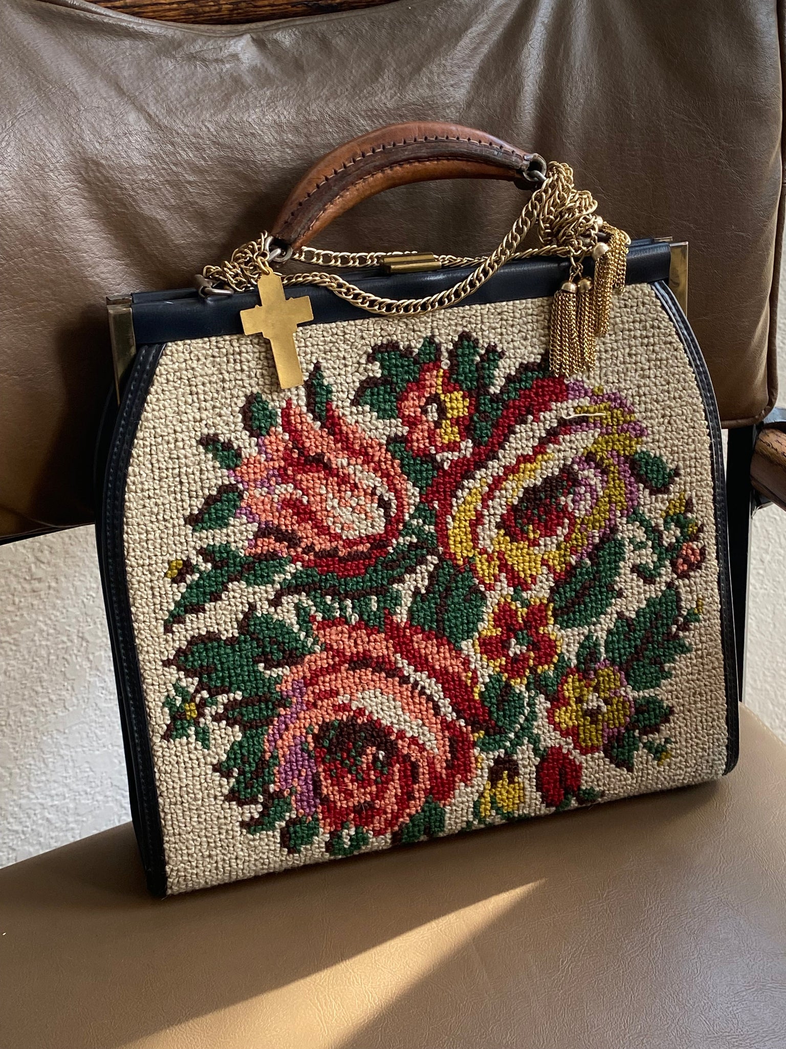 Needlepoint Frame Bag