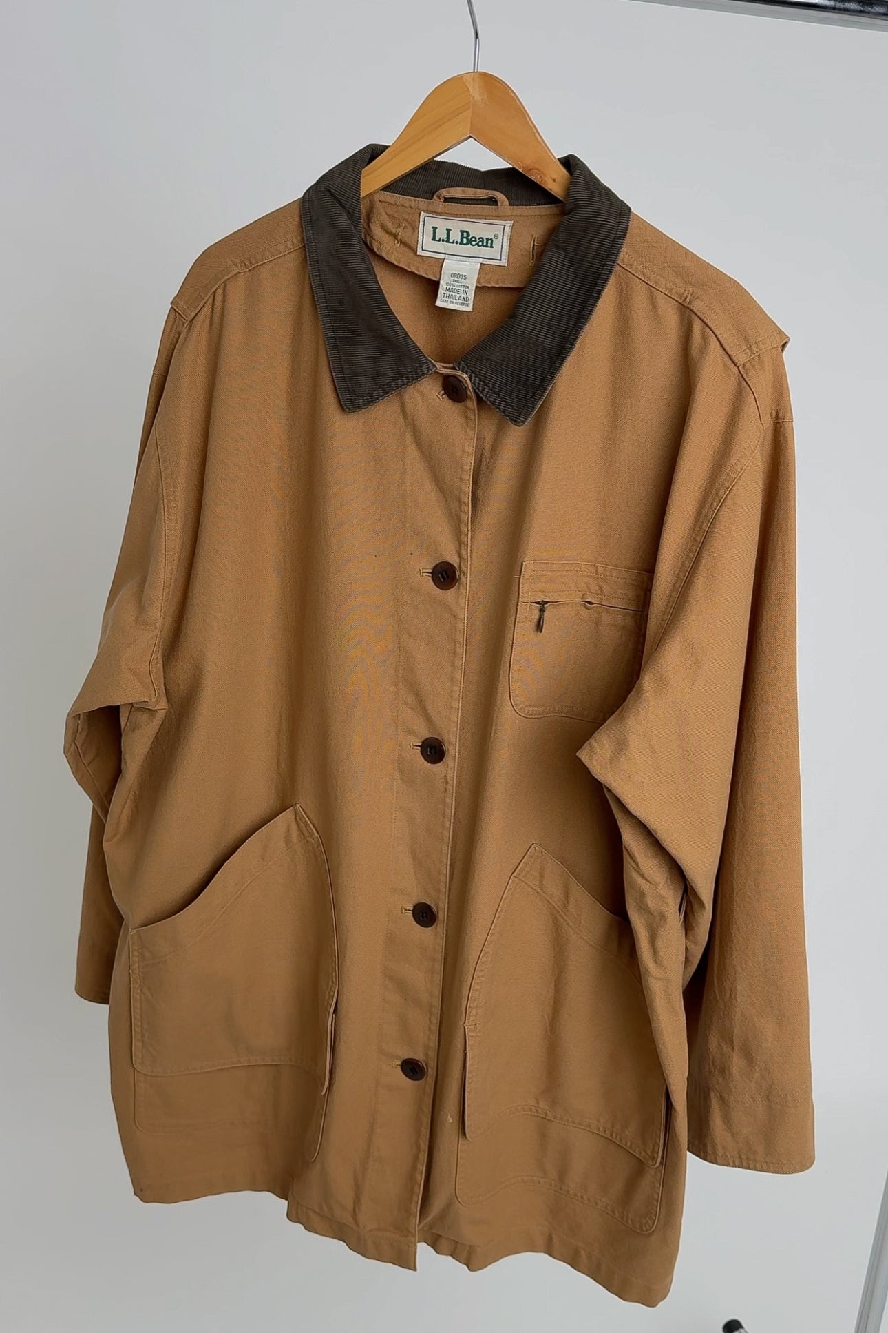 Vintage Cinnamon Cotton Chore Jacket