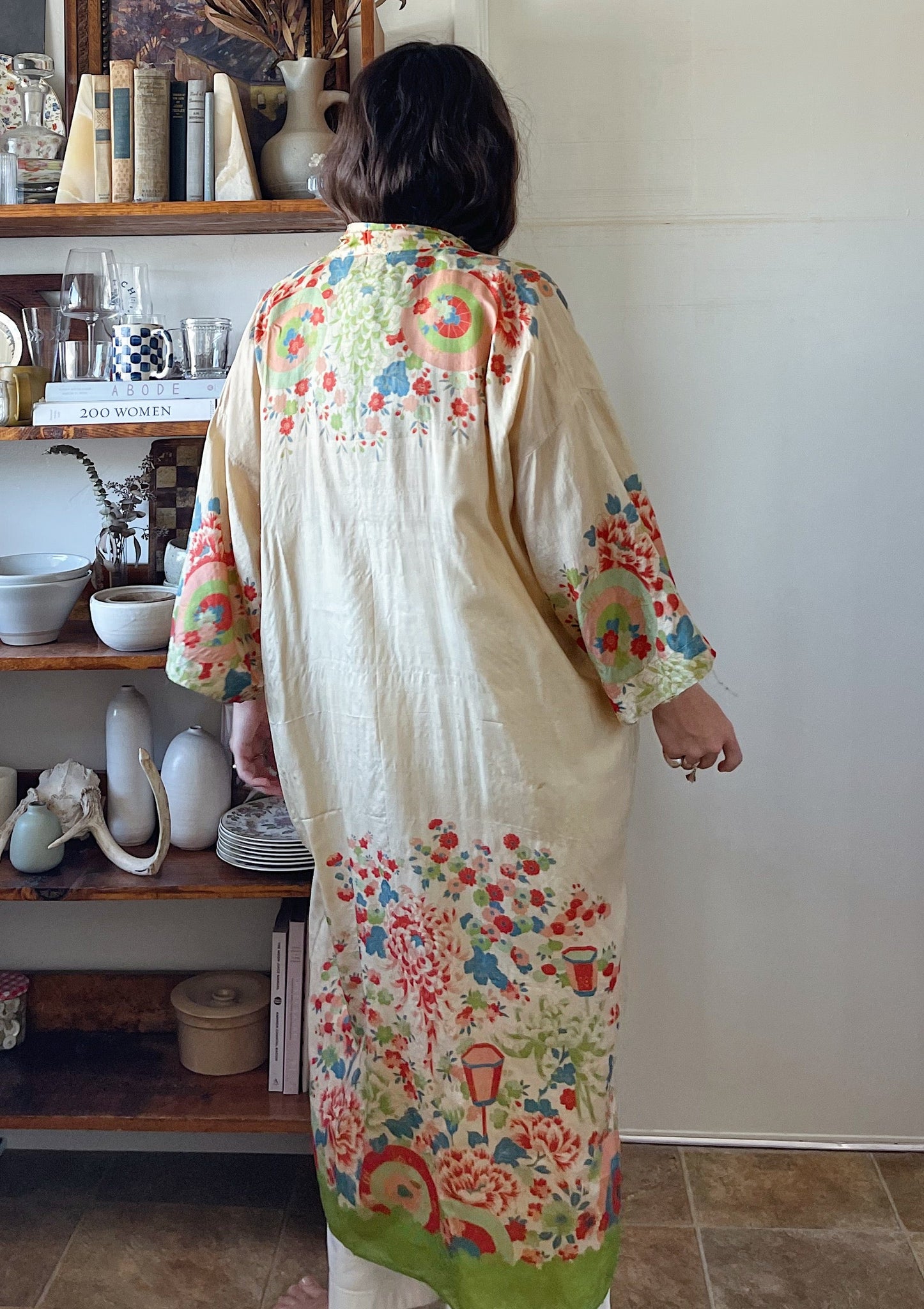 1920s Silk Pongee Kimono