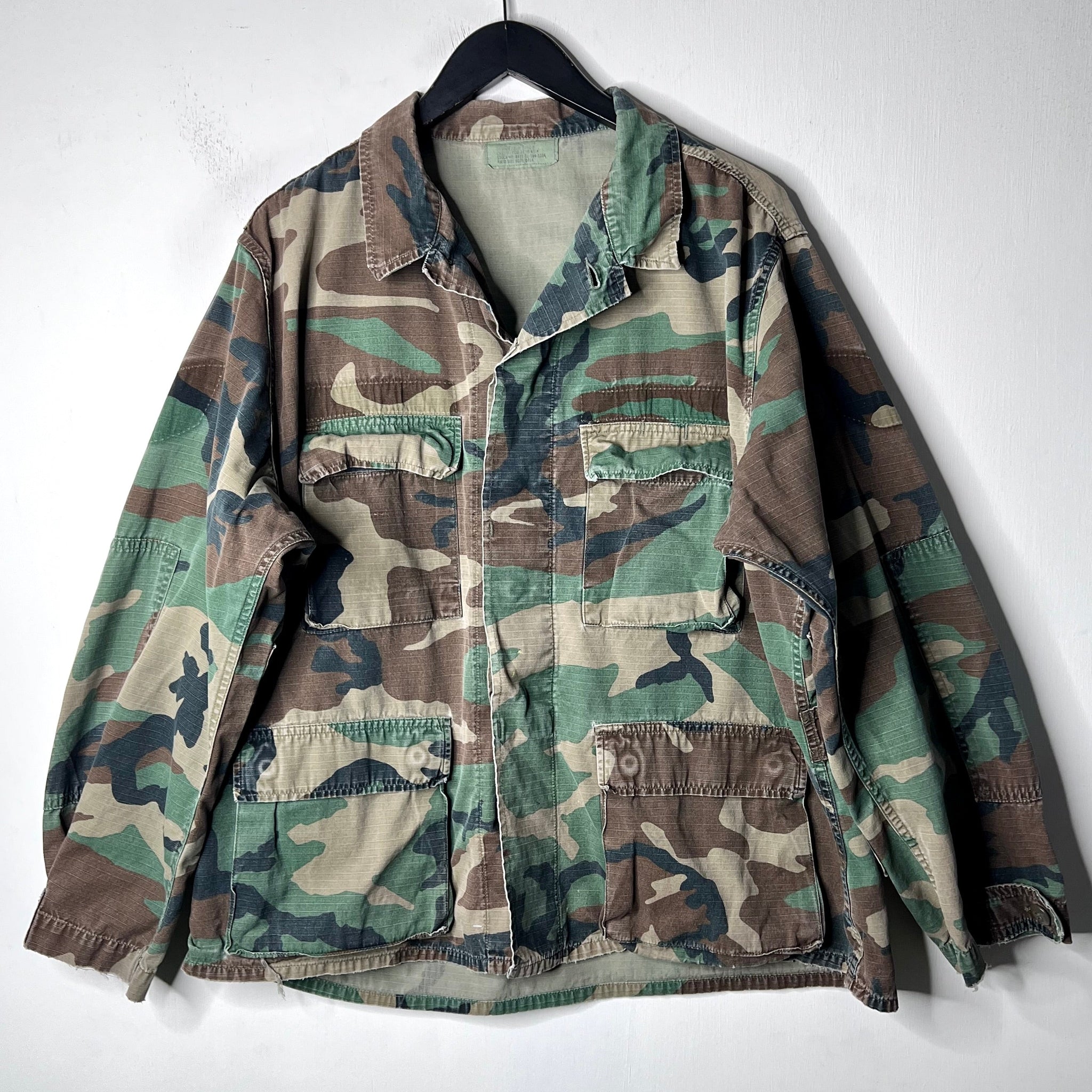 U.S. Army Camo Ripstop Field Jacket - 1980s