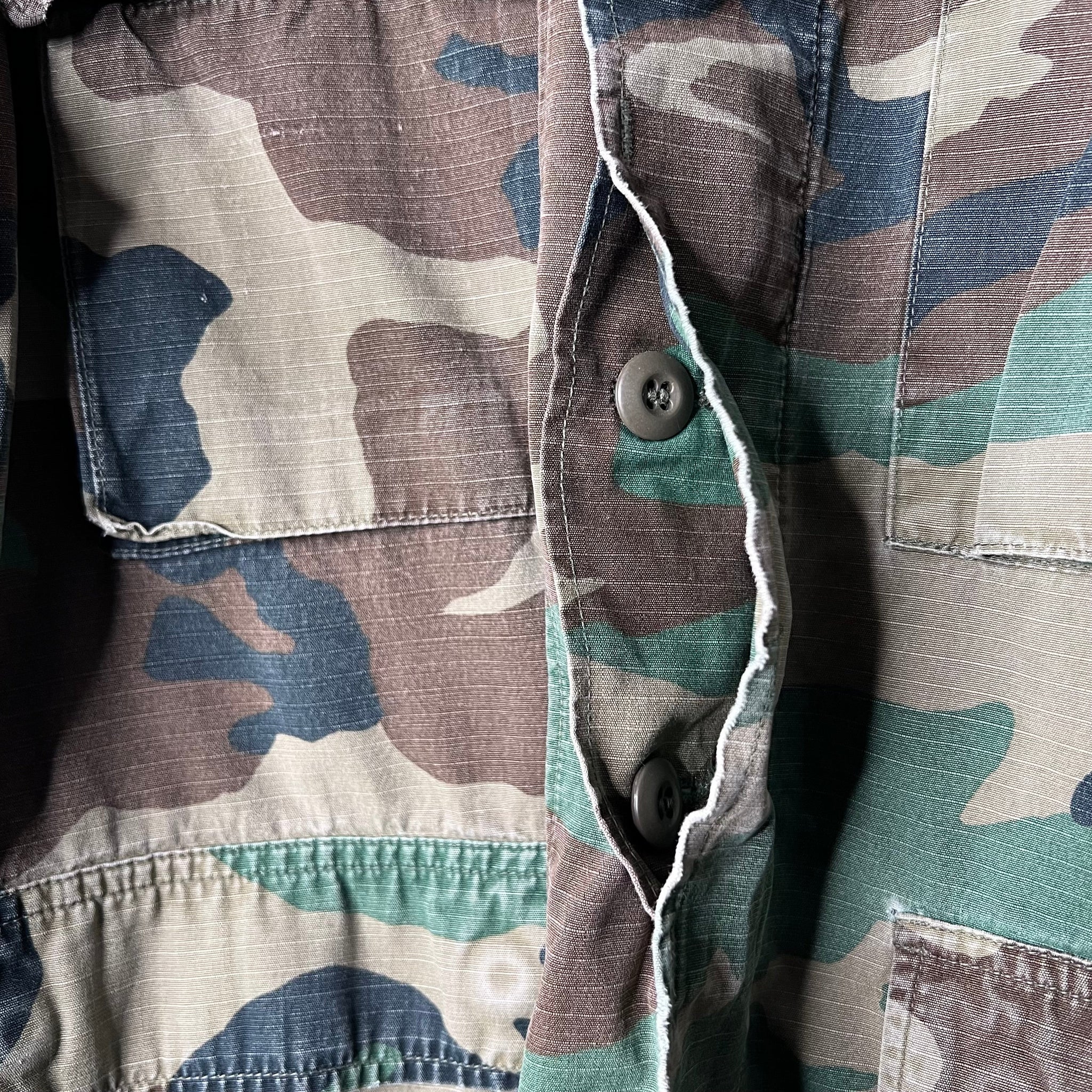 U.S. Army Camo Ripstop Field Jacket - 1980s