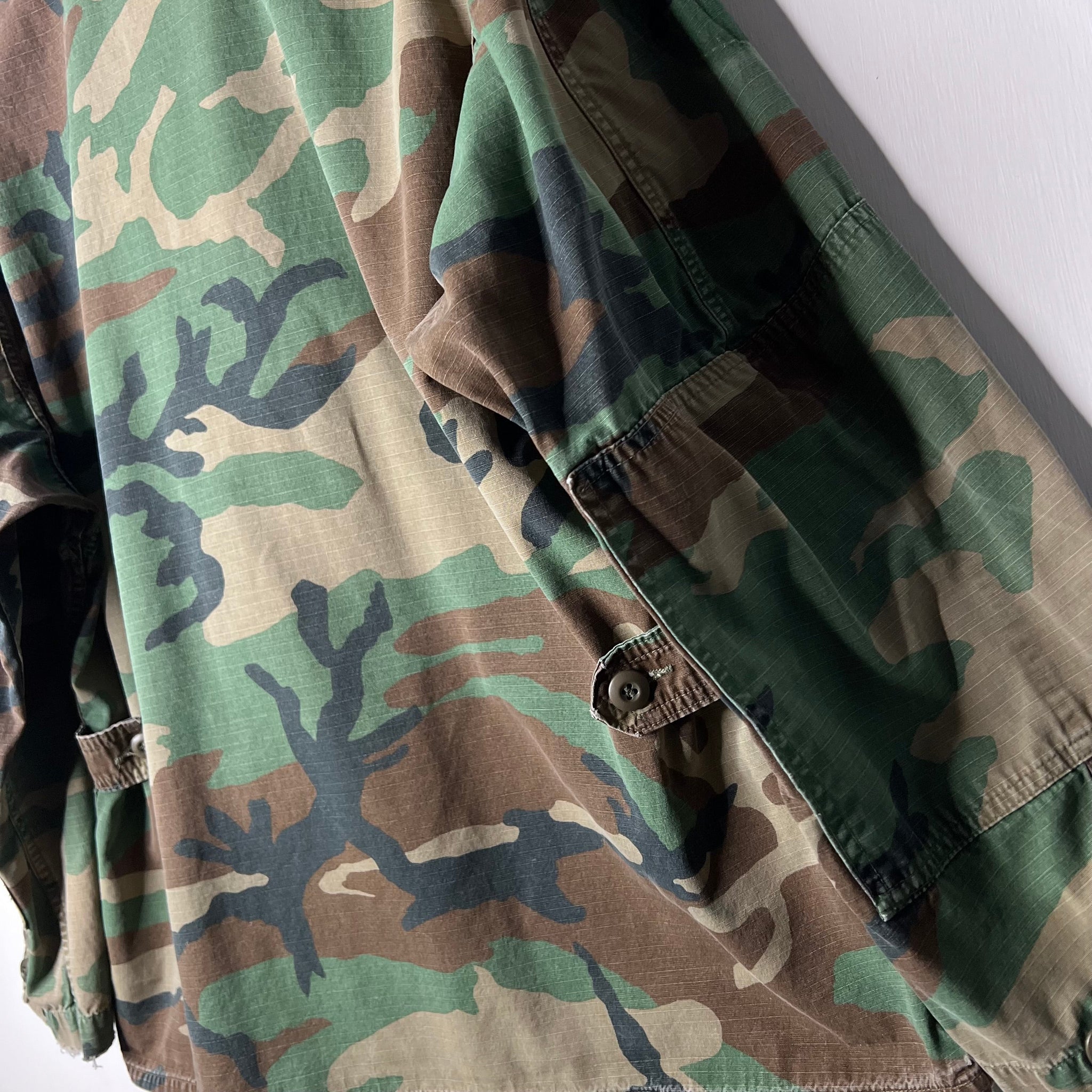 U.S. Army Camo Ripstop Field Jacket - 1980s