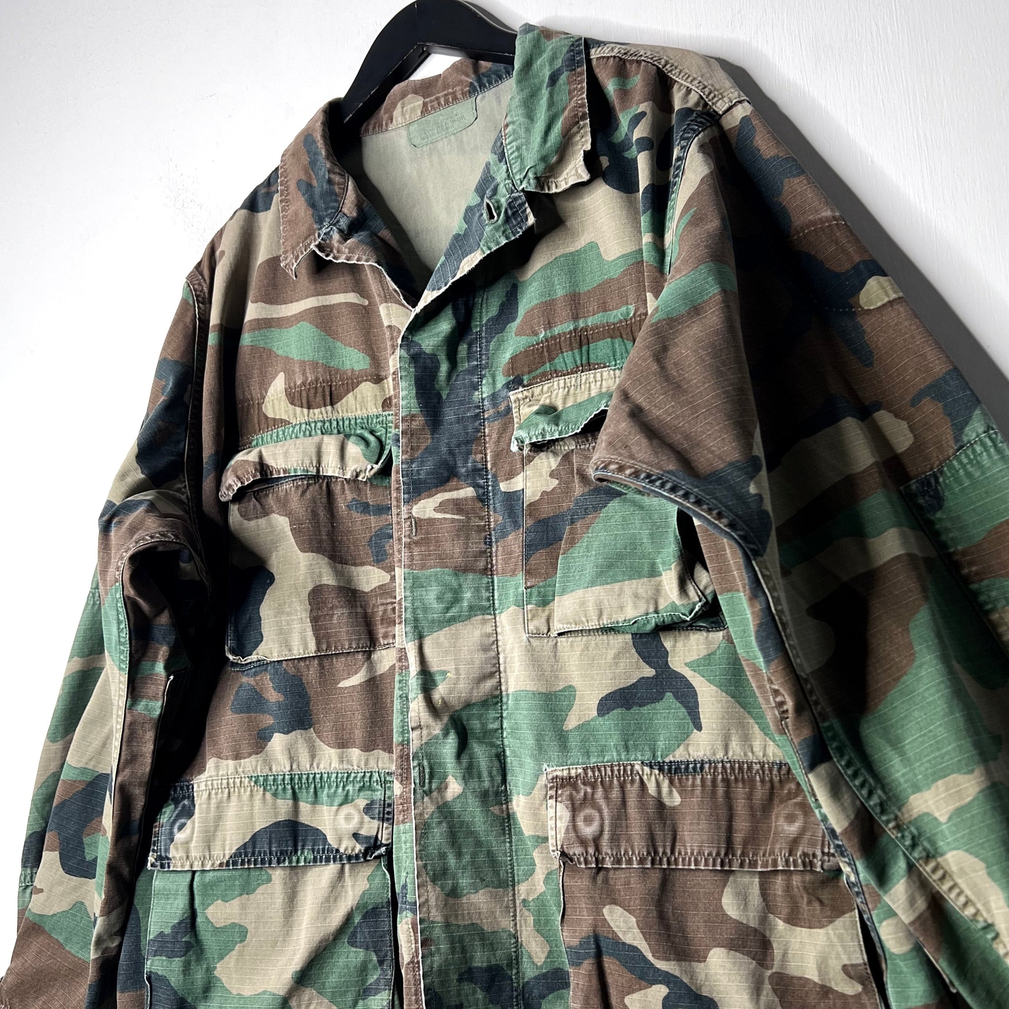 U.S. Army Camo Ripstop Field Jacket - 1980s