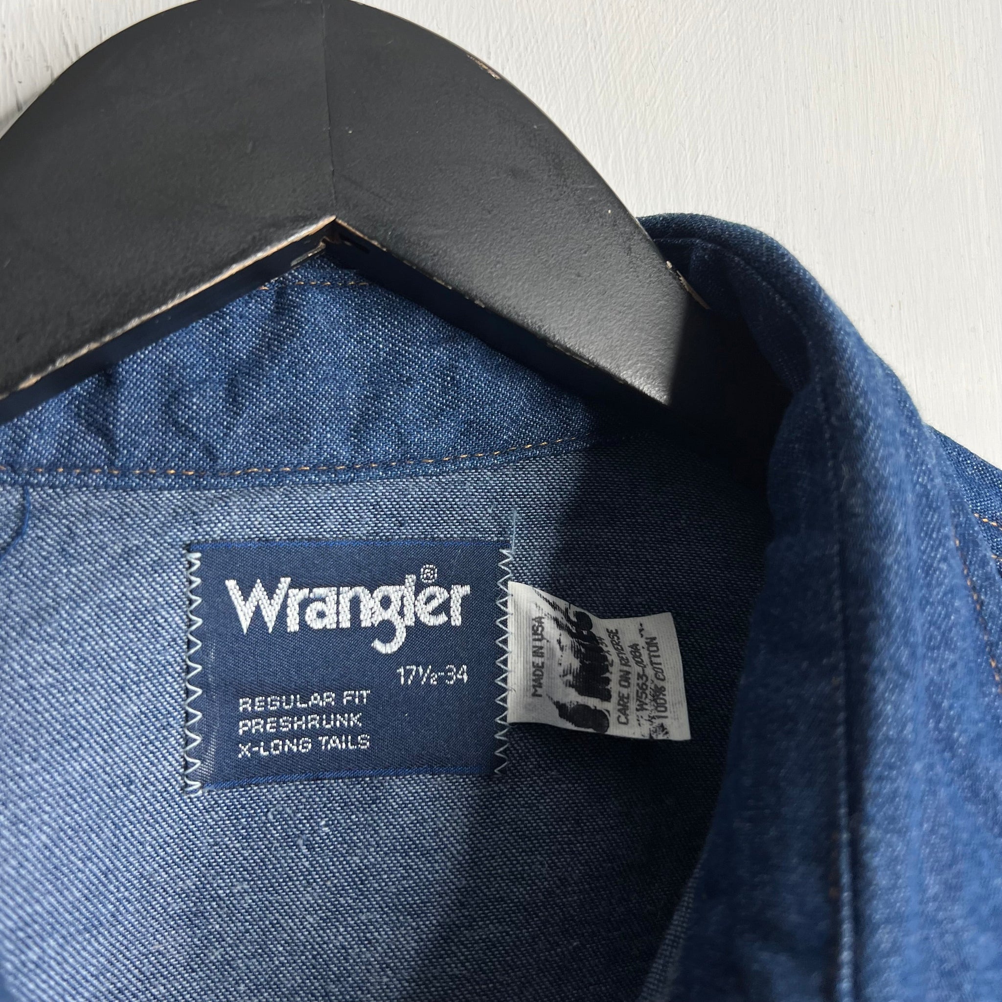 Wrangler Denim Shirt - 1980's