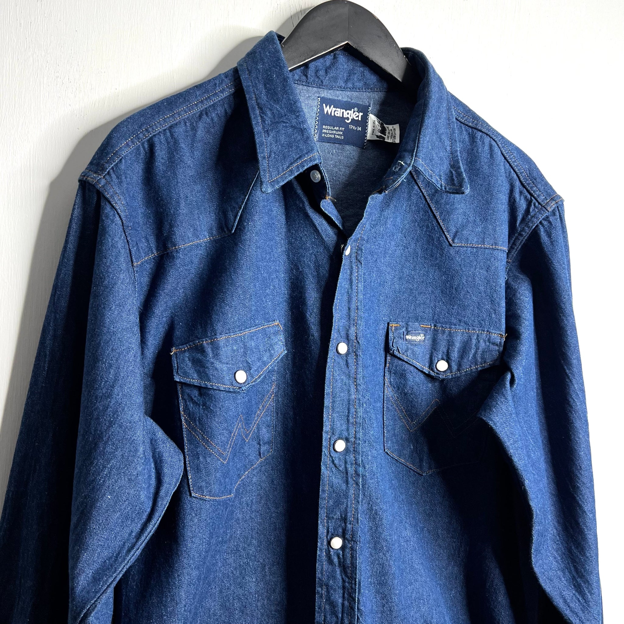 Wrangler Denim Shirt - 1980's