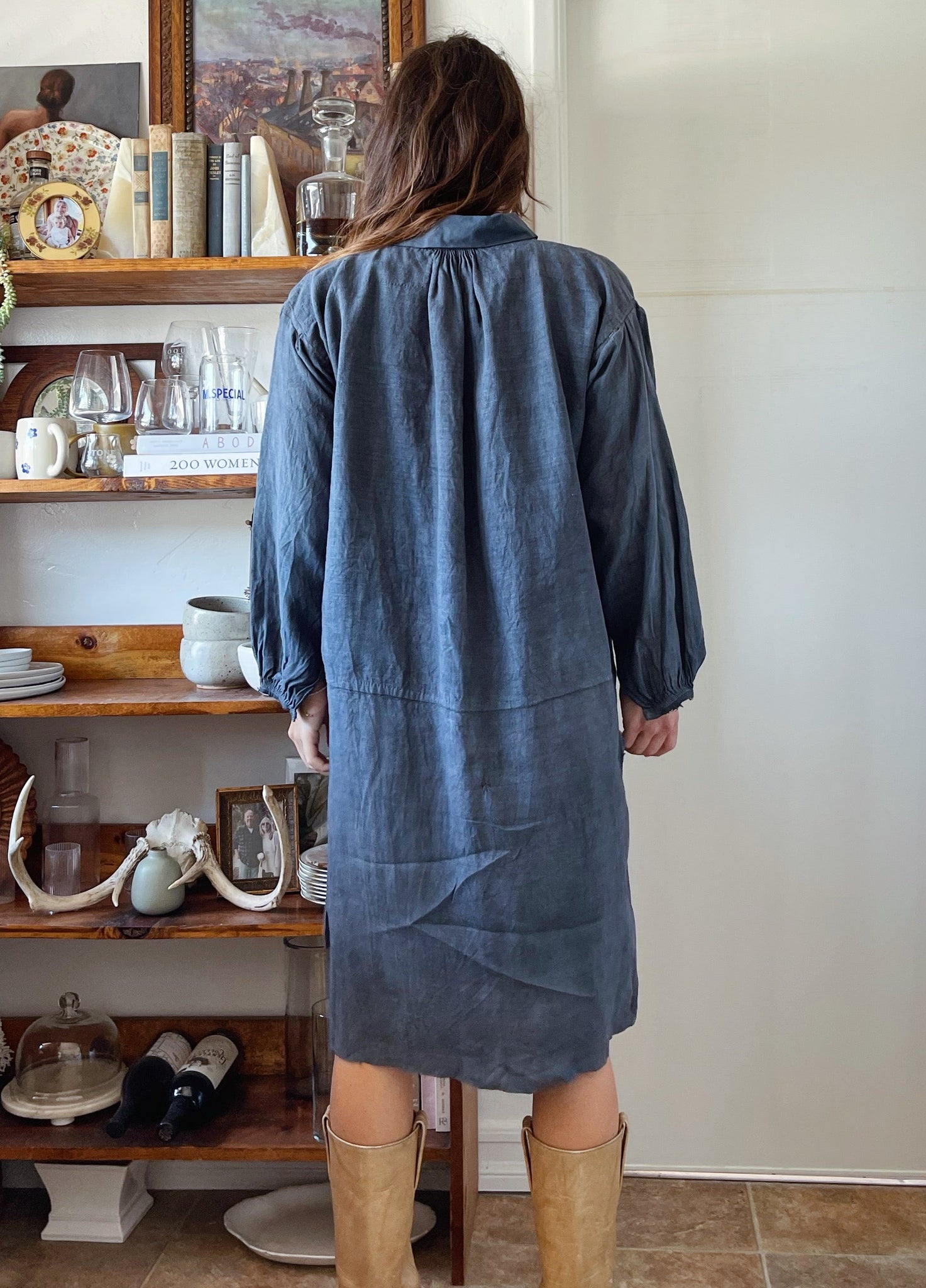 Overdyed French Linen Sleeper