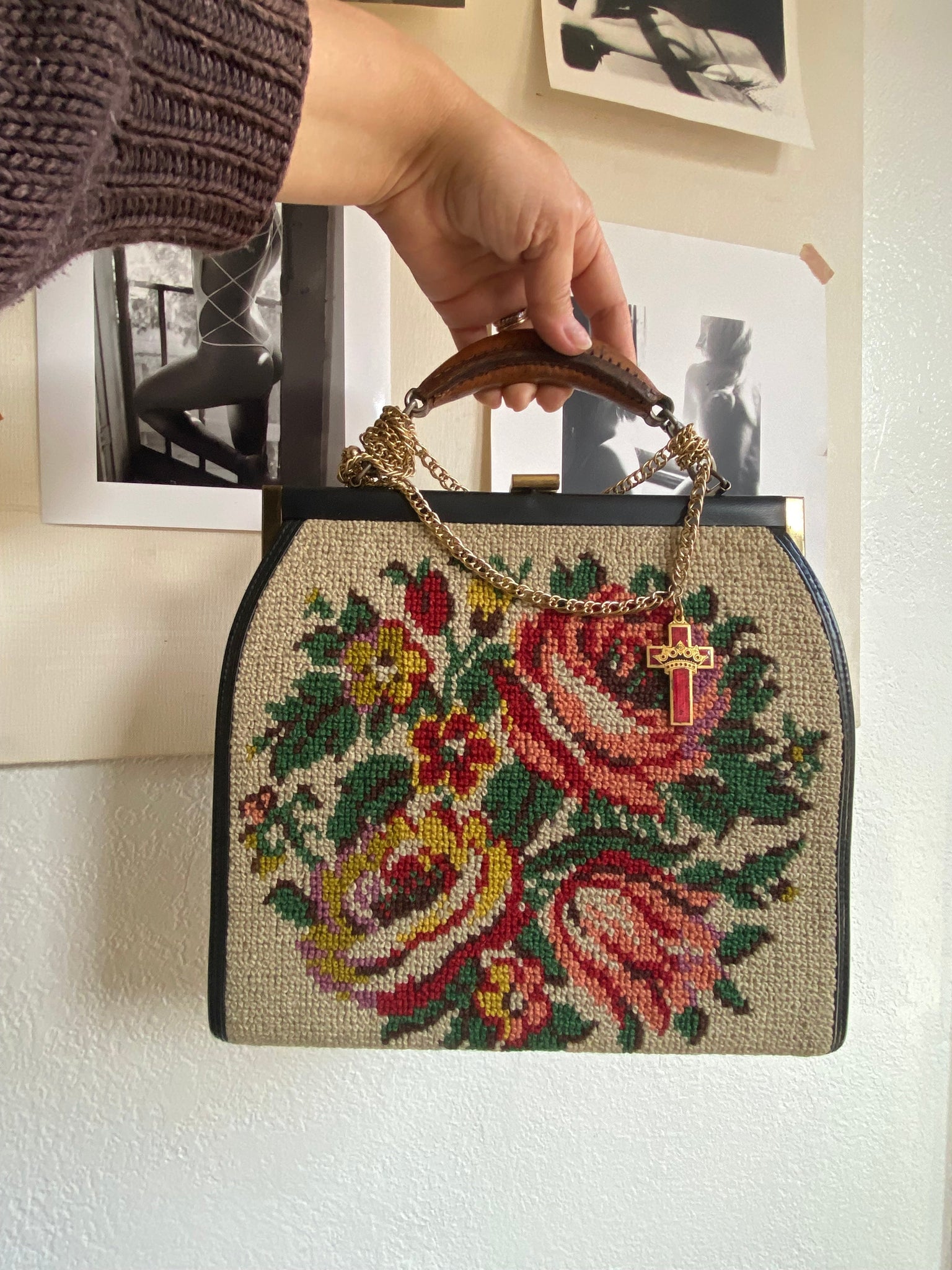 Needlepoint Frame Bag