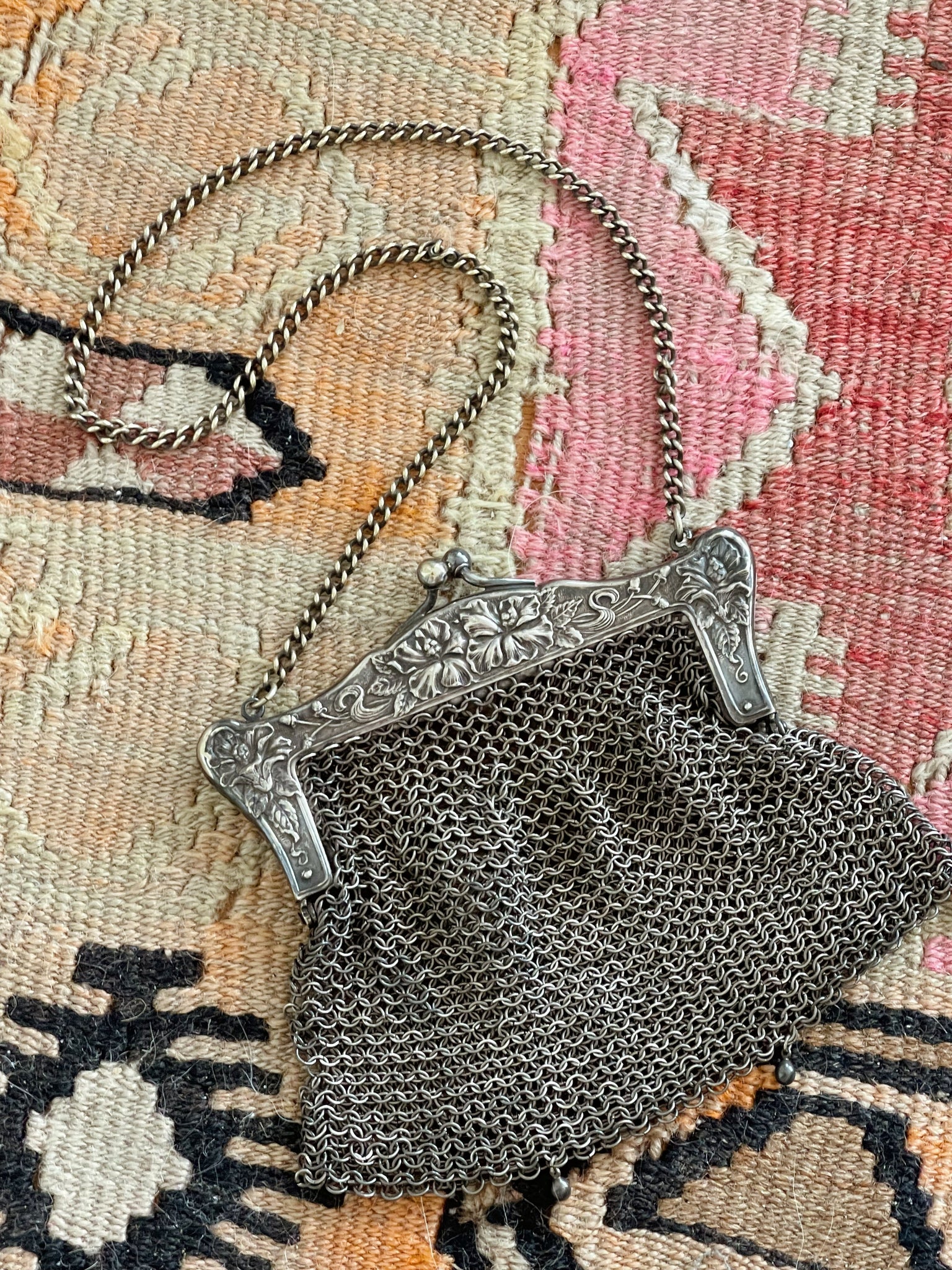 Antique German Chain Bag