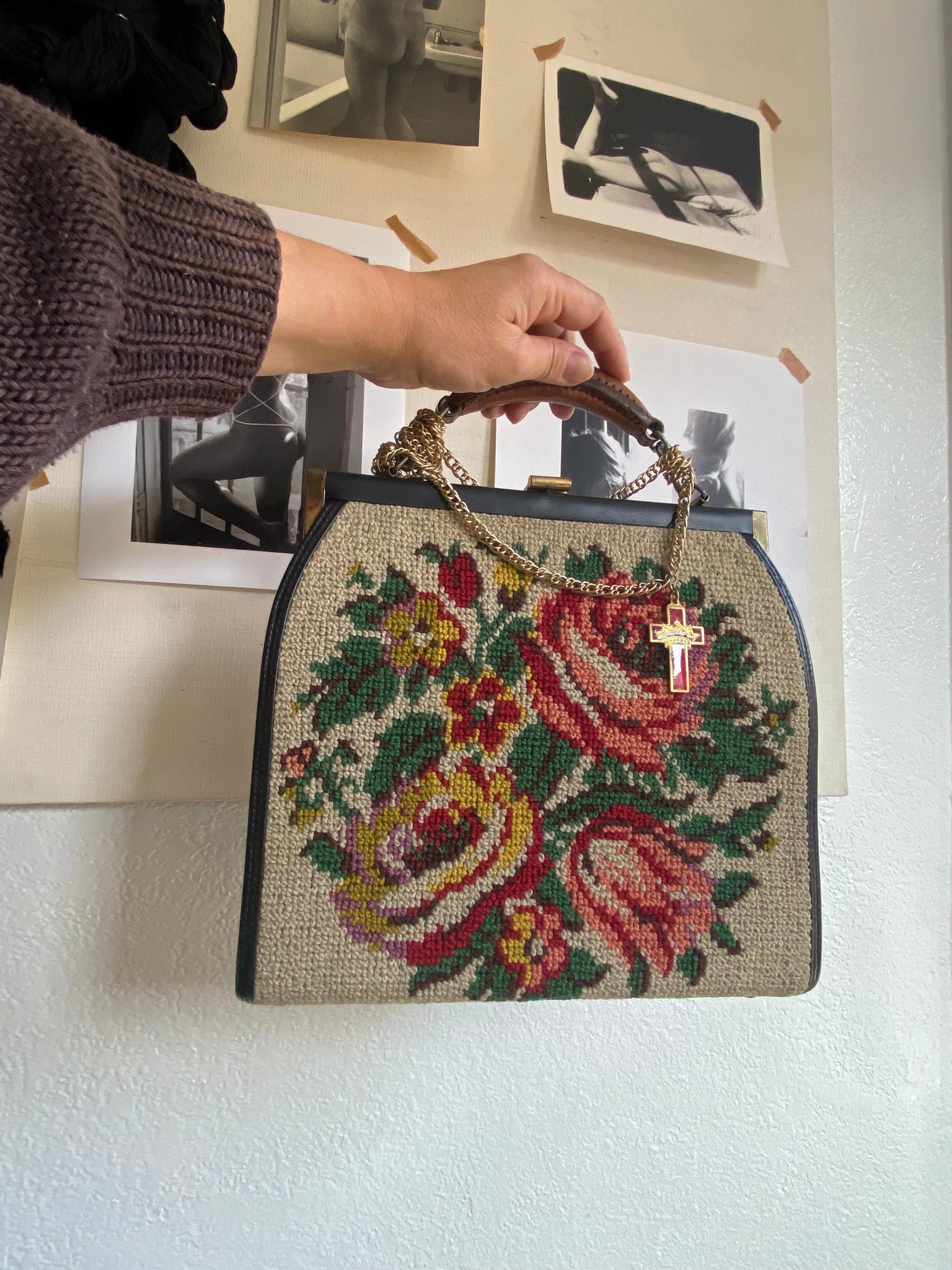 Needlepoint Frame Bag