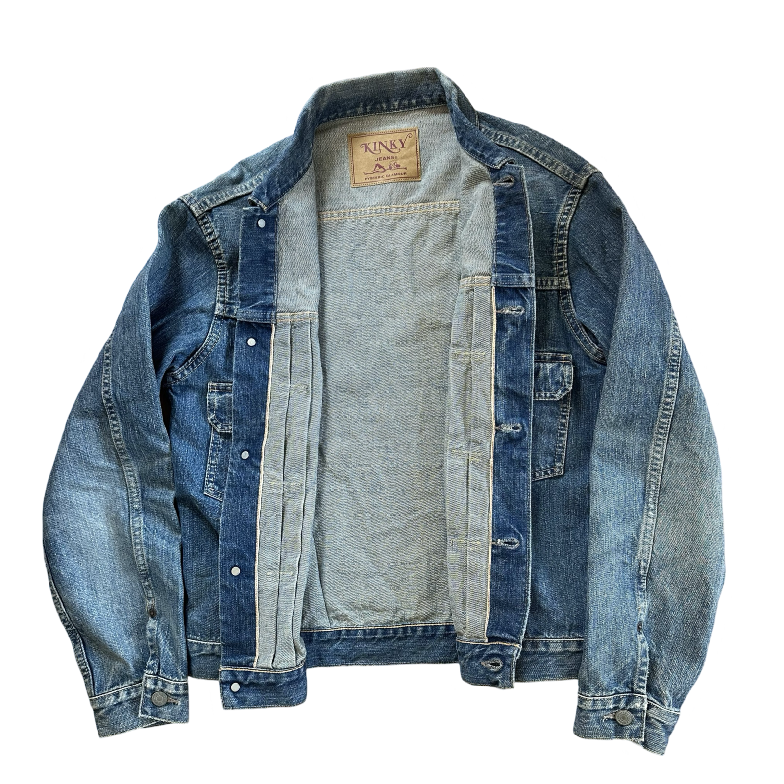 Hysteric Glamour Type-1 Selvedge Denim Jacket Sz Medium