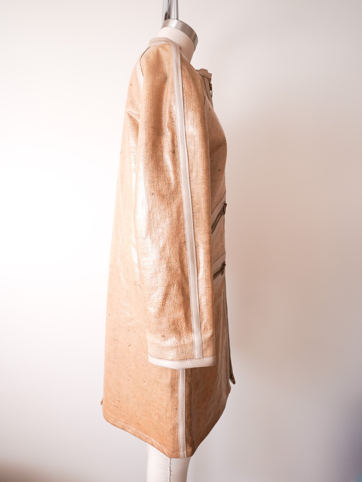 Japanese Burlap Slicker Coat