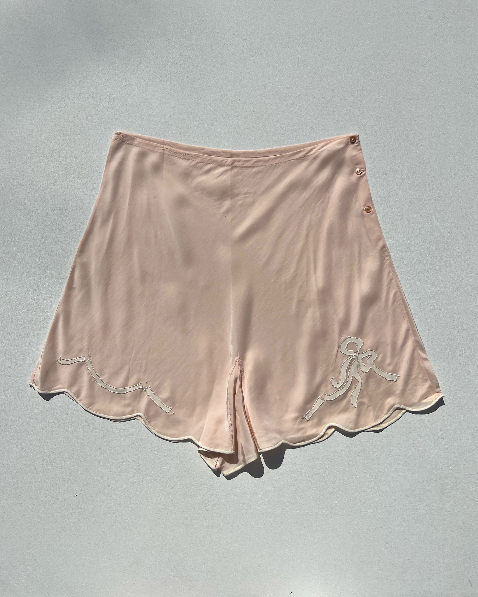 1930s SILK TAP SHORTS