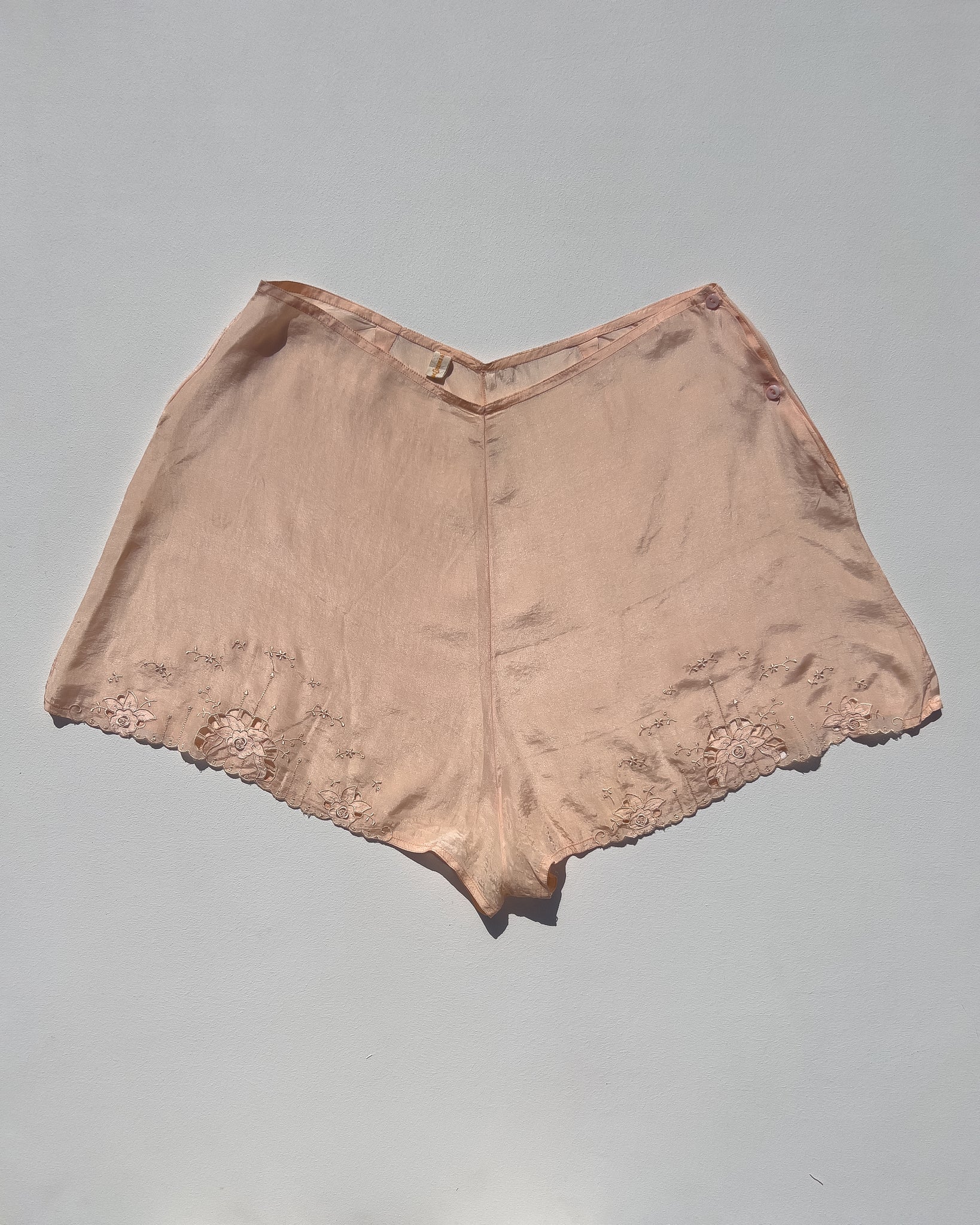 1930s silk tap shorts