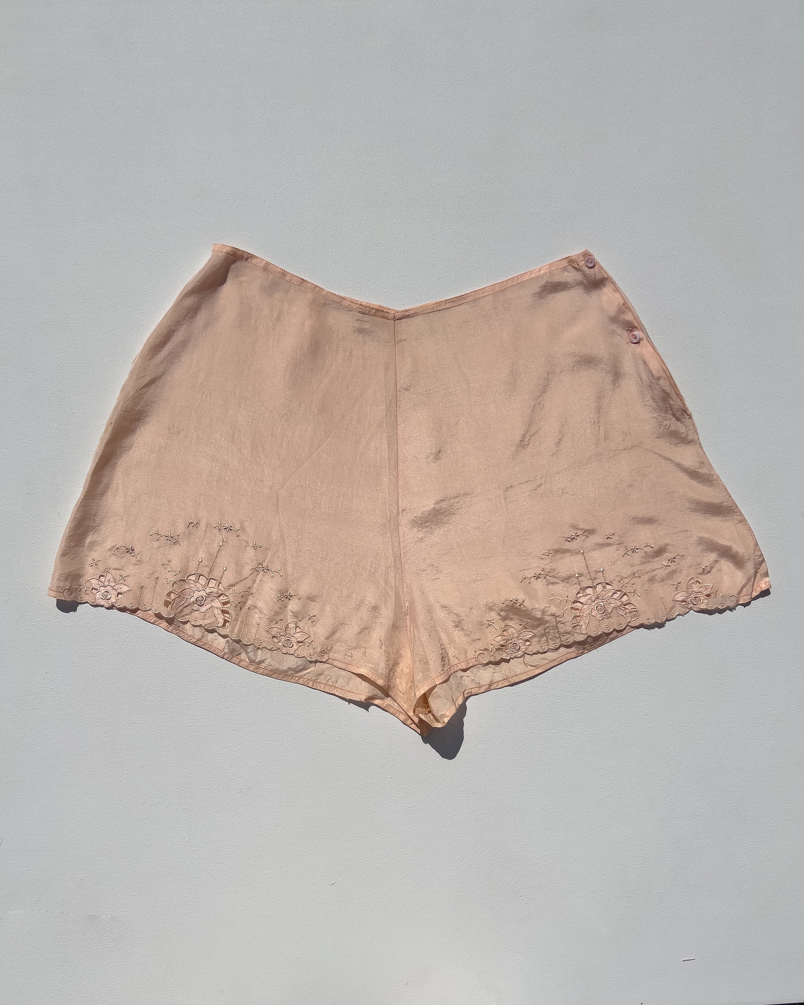 1930s silk tap shorts