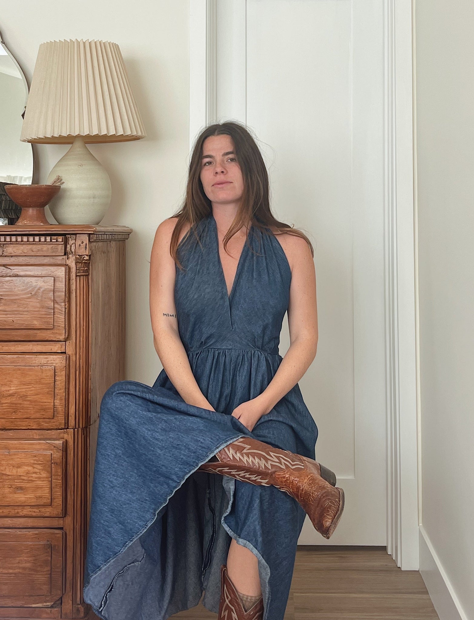 70s Ralph Lauren Denim Dress