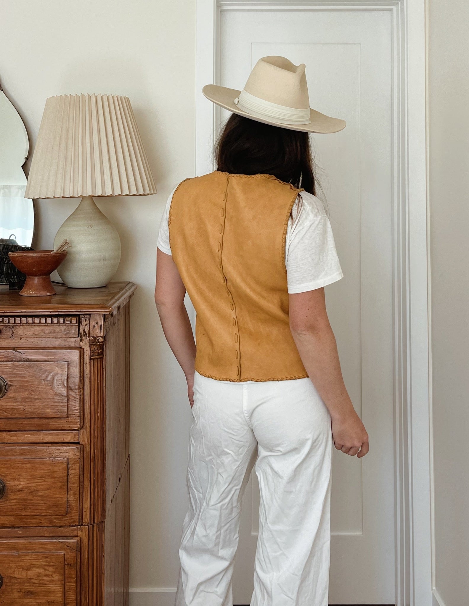 Handmade Buckskin Vest