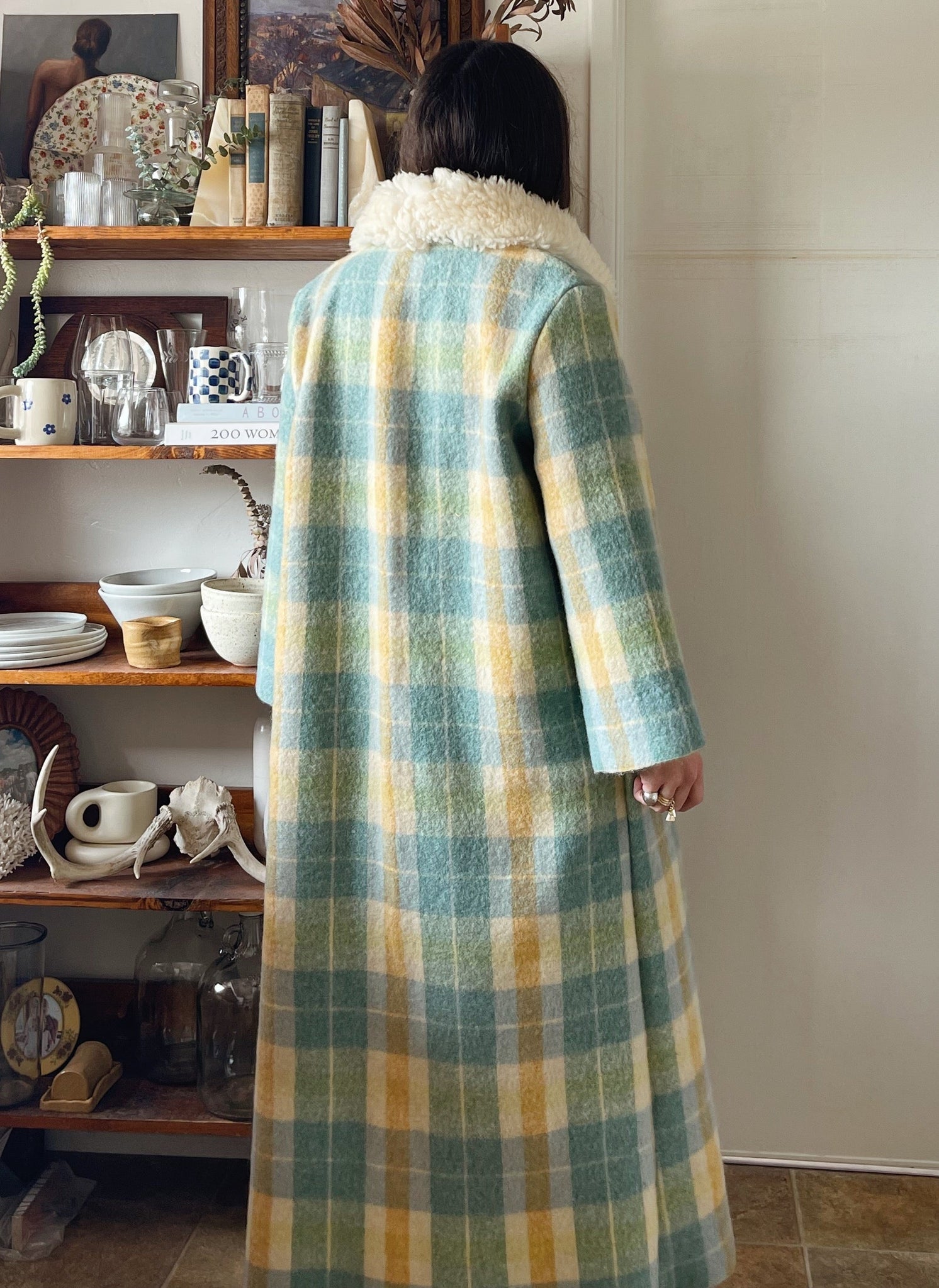 Ludlow Shearling Blanket Duster