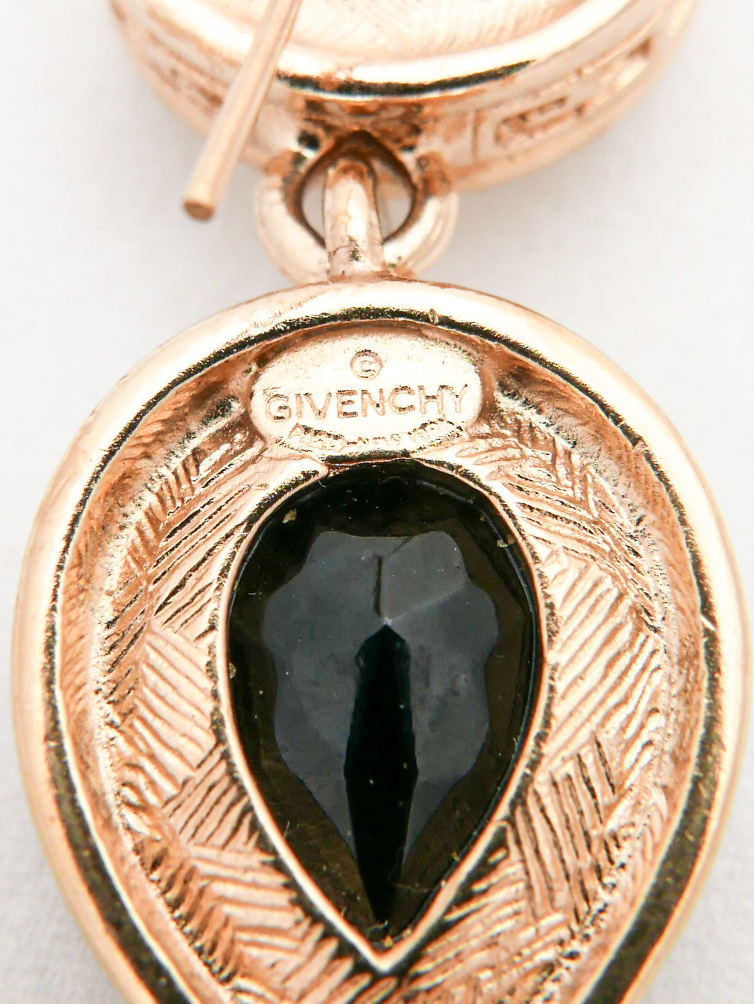 Givenchy Black Drop Earrings