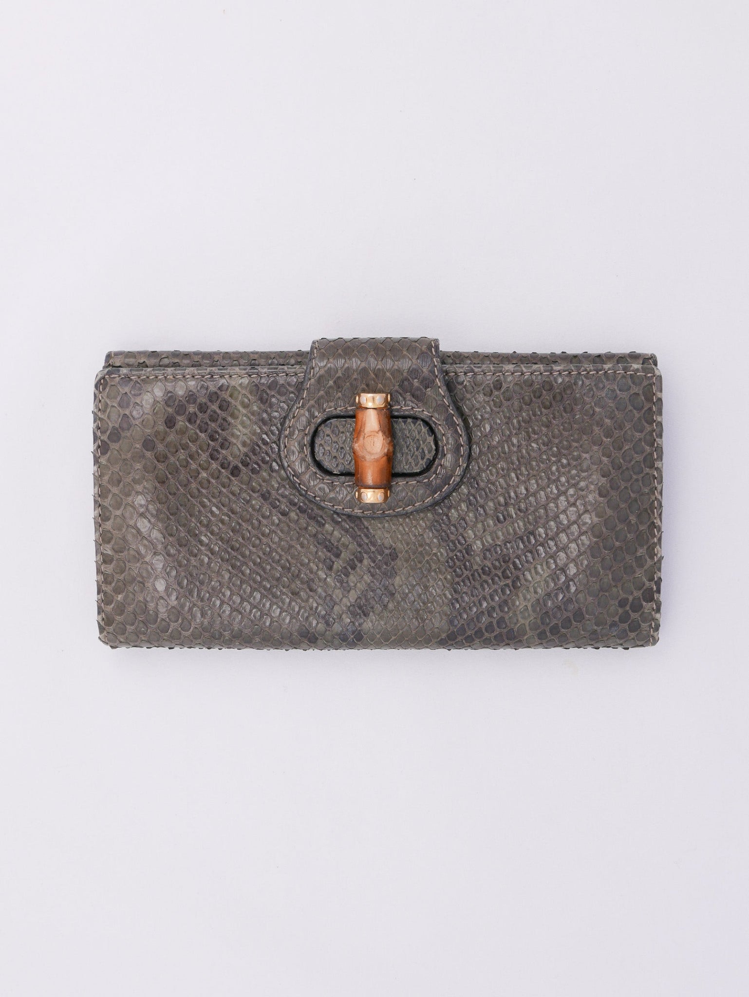 Gucci Python Clutch Wallet