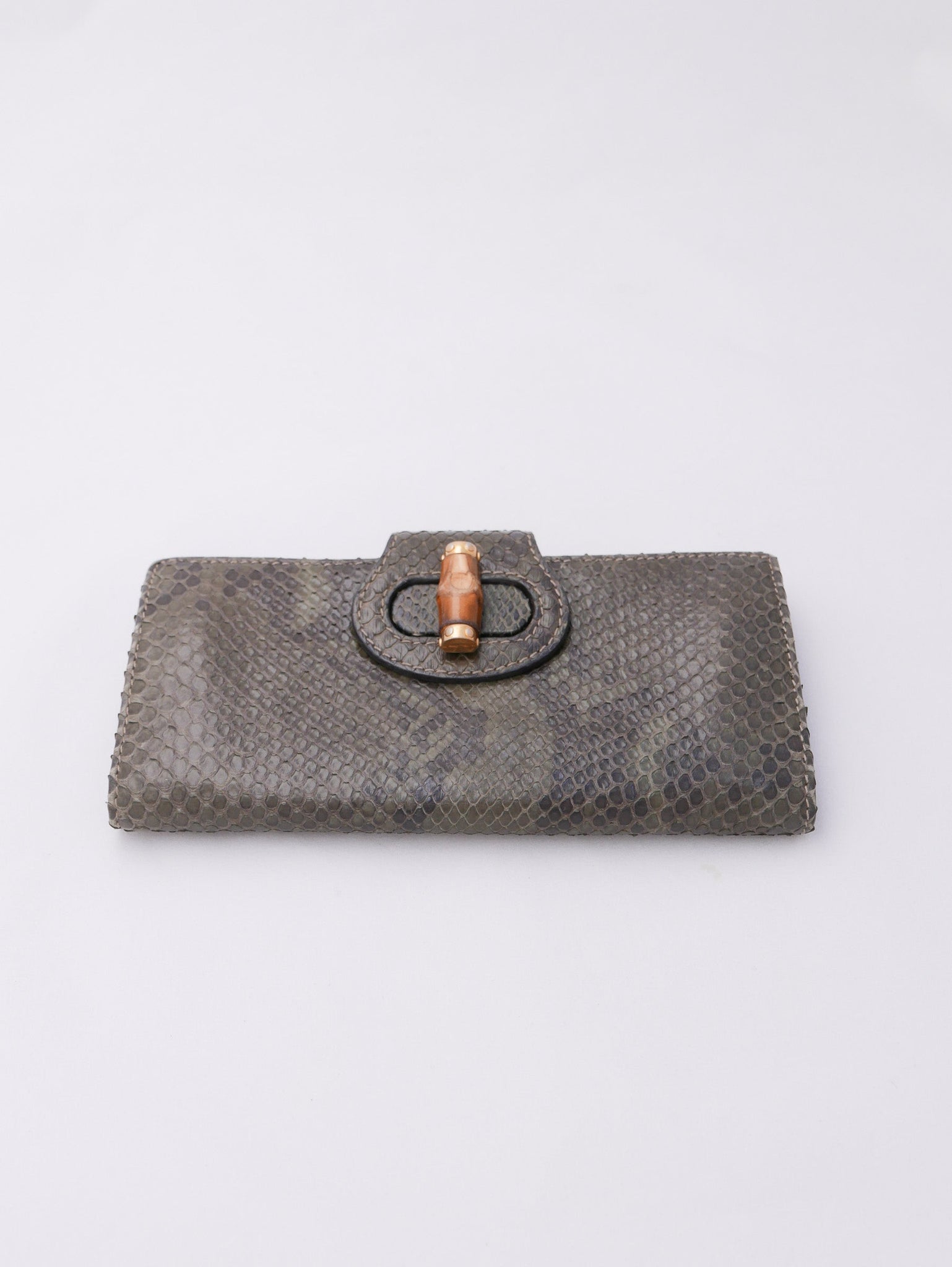 Gucci Python Clutch Wallet