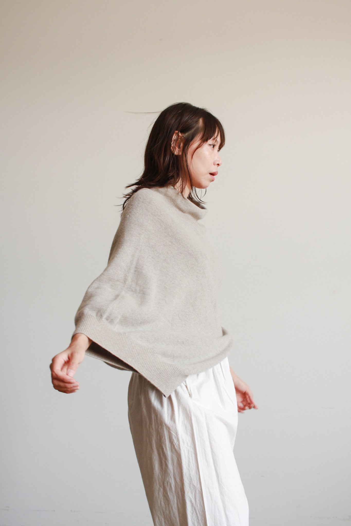 1980s Issey Miyake Wool Asymmetric Sweater