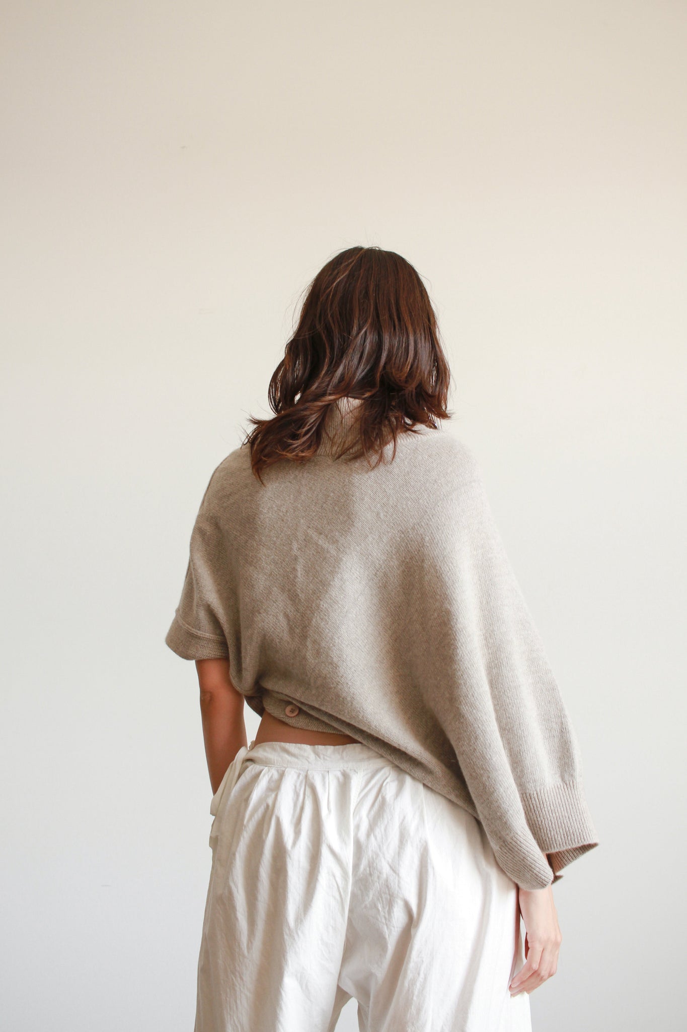 1980s Issey Miyake Wool Asymmetric Sweater