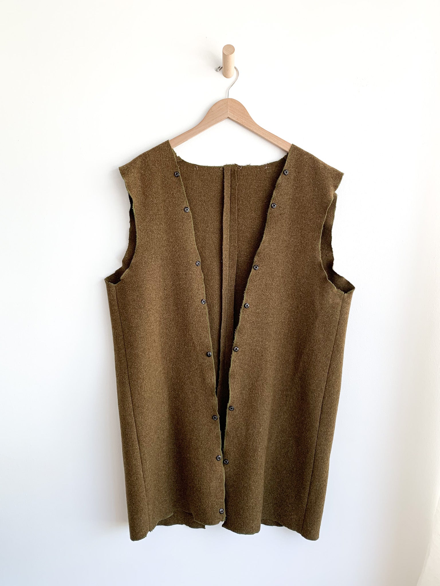 Avant Garde Wool Layering Vest