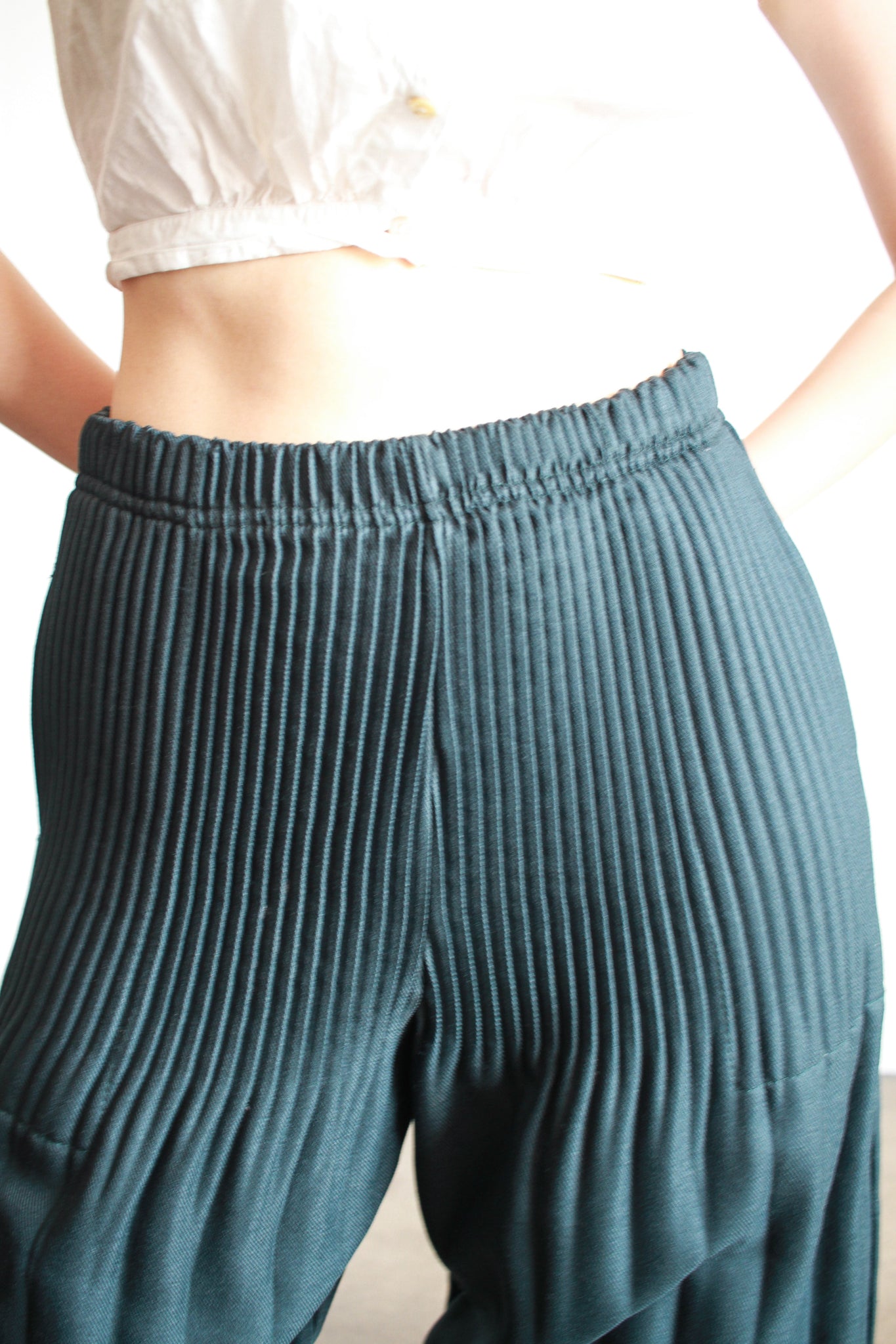 1990s Emerald Pleated Balloon Pant