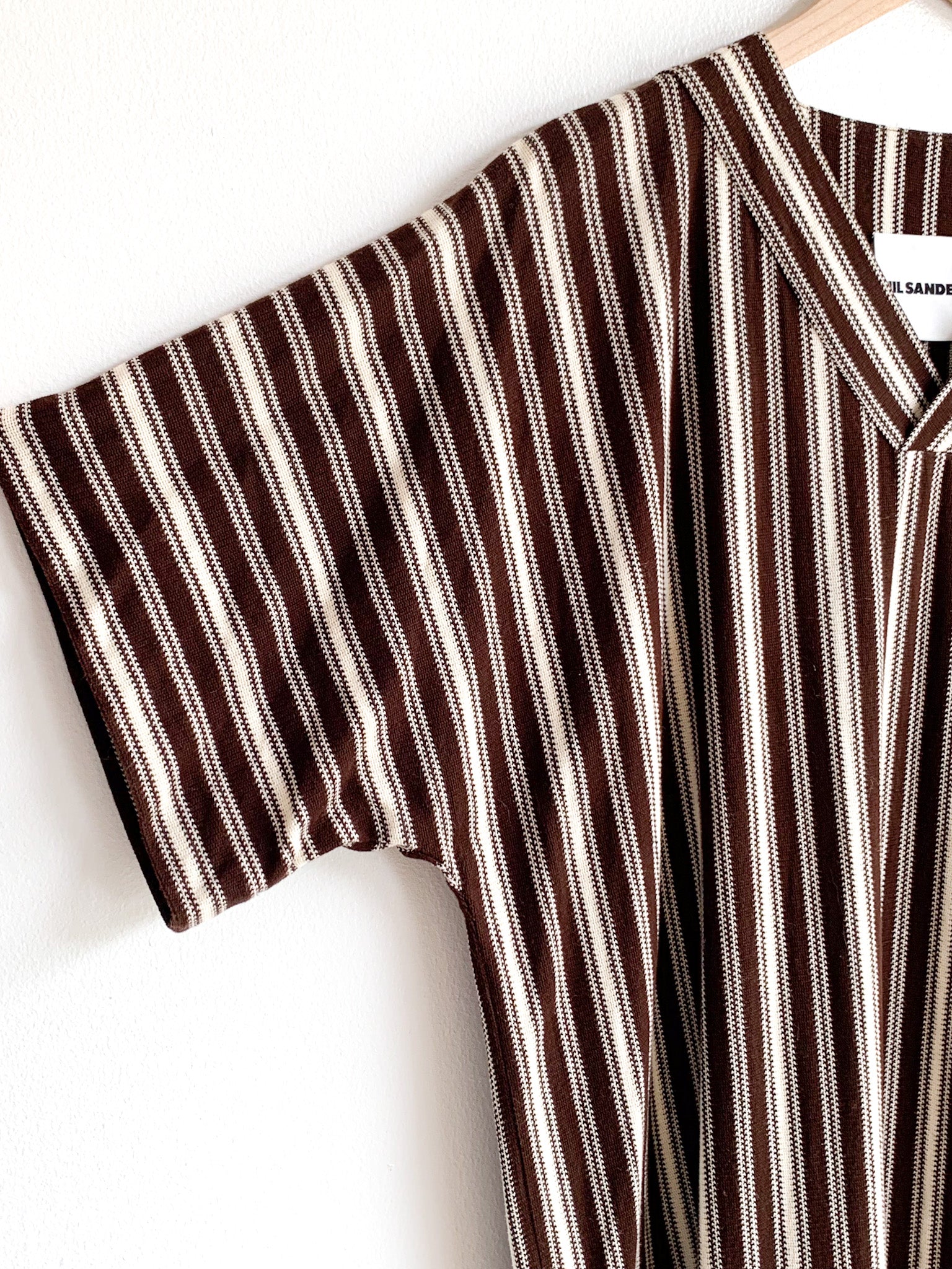 Jil Sander Striped Shirt Dress