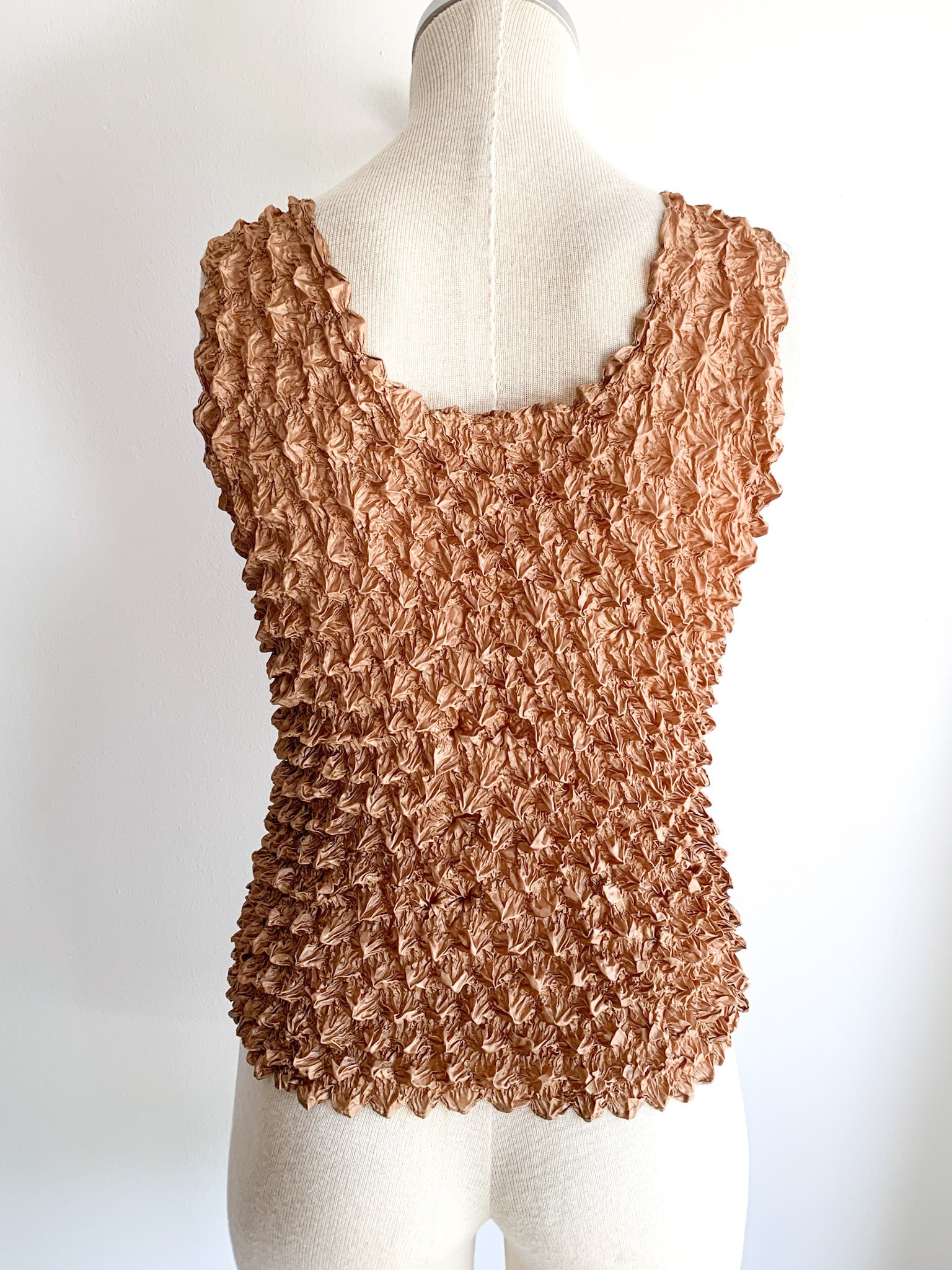 Textured Y2K Minimal Top