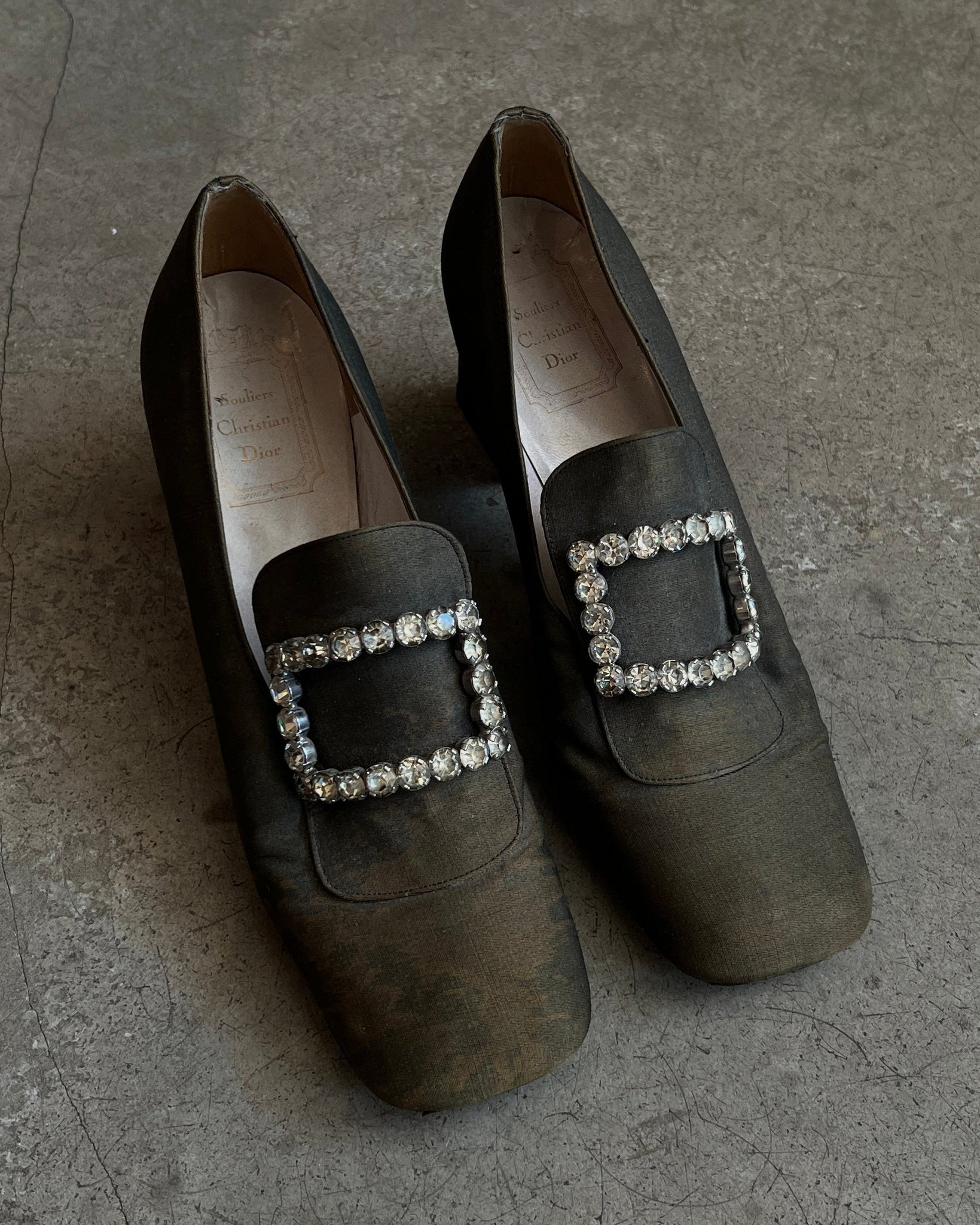 Dior Rhinestone Loafers