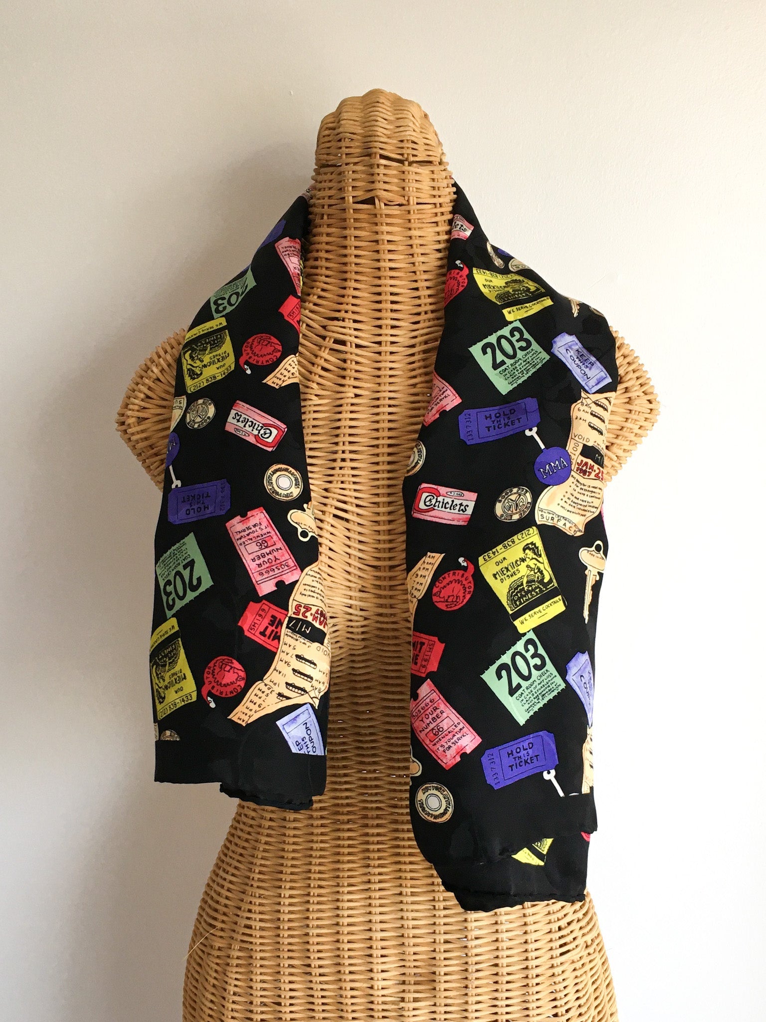 1980/90's Nicole Miller Scarf