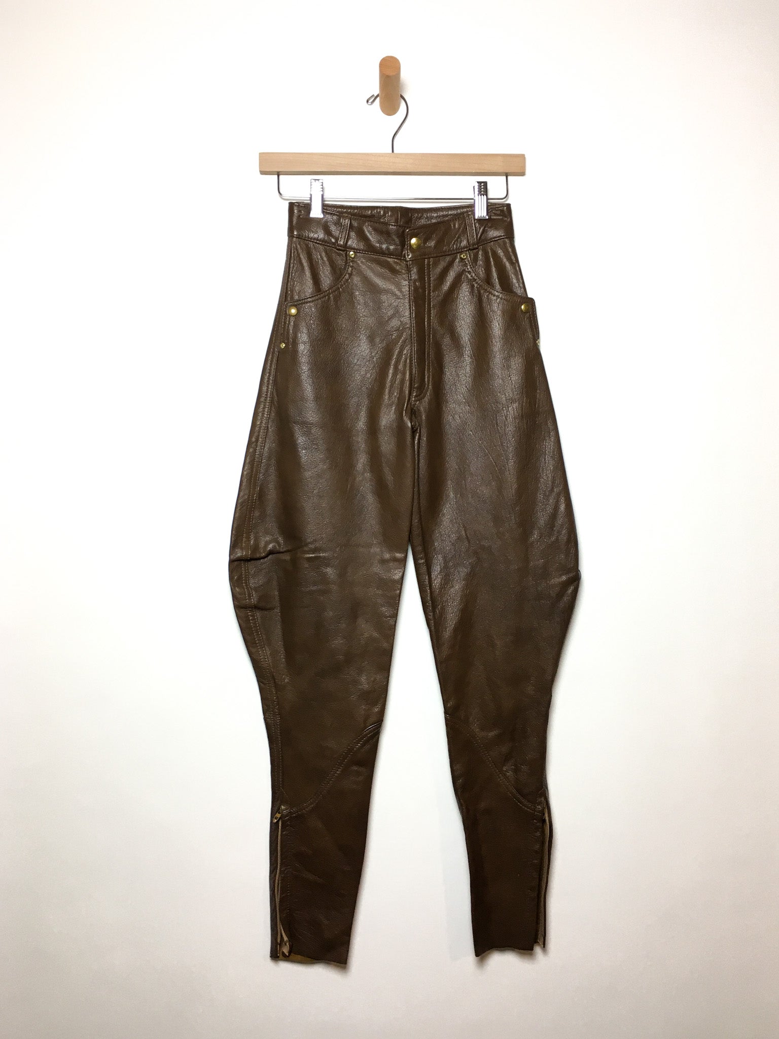 Chocolate Leather Jodhpurs