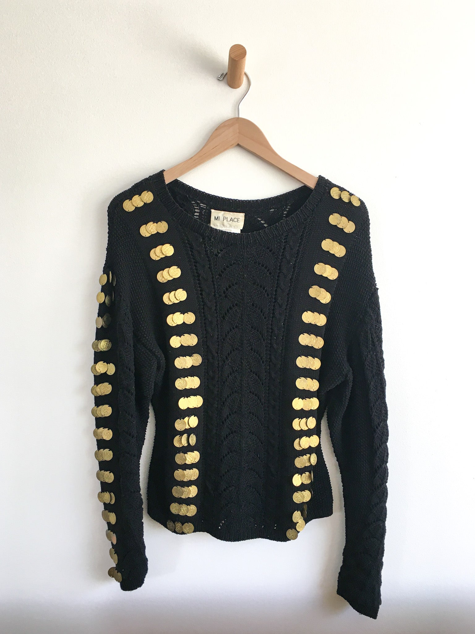 Golden Coin Sweater