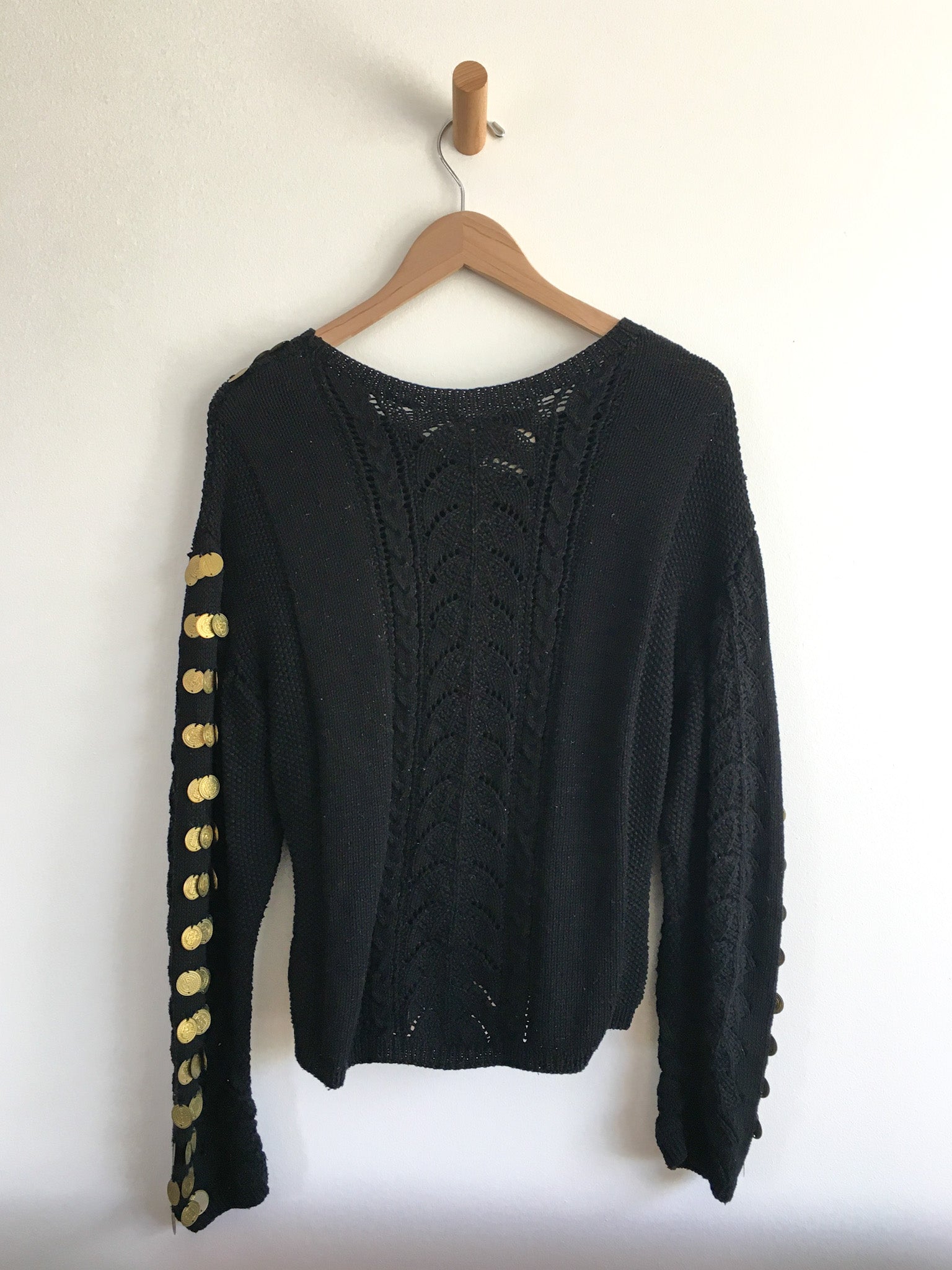 Golden Coin Sweater