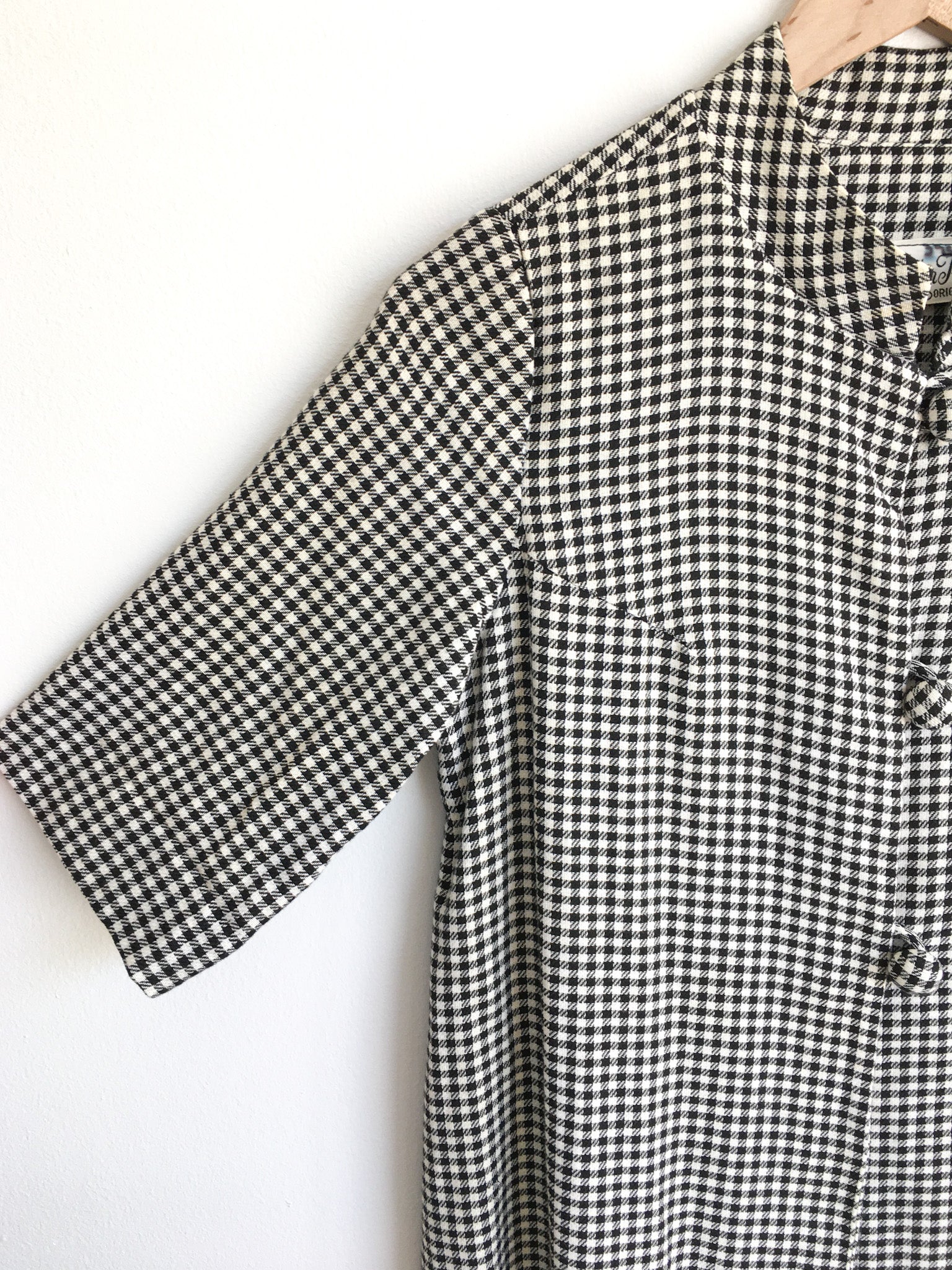 1960's Houndstooth Duster