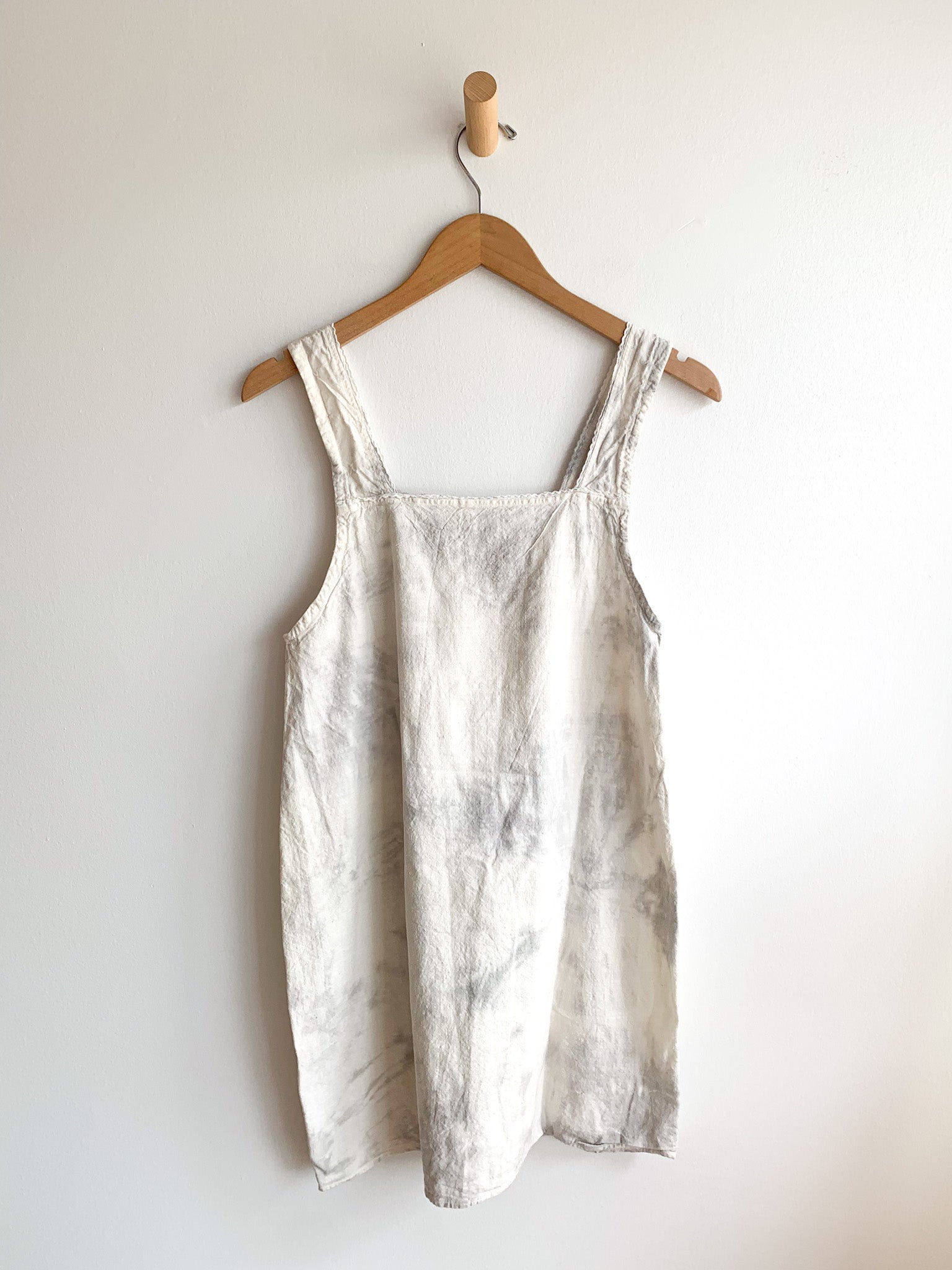 Hand Dyed 1940's Cotton Slip Dress