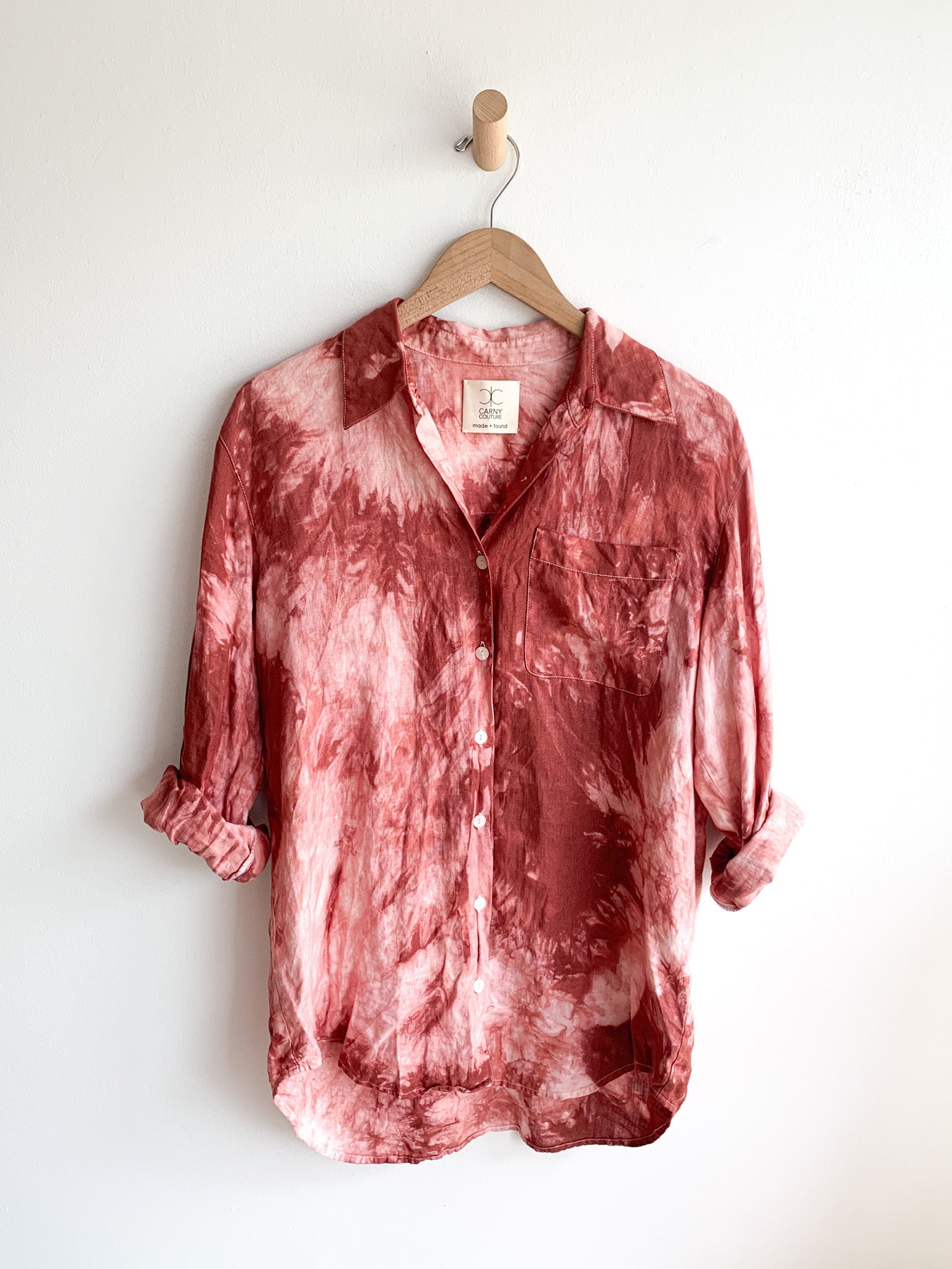 Hand Dyed Linen Shirt