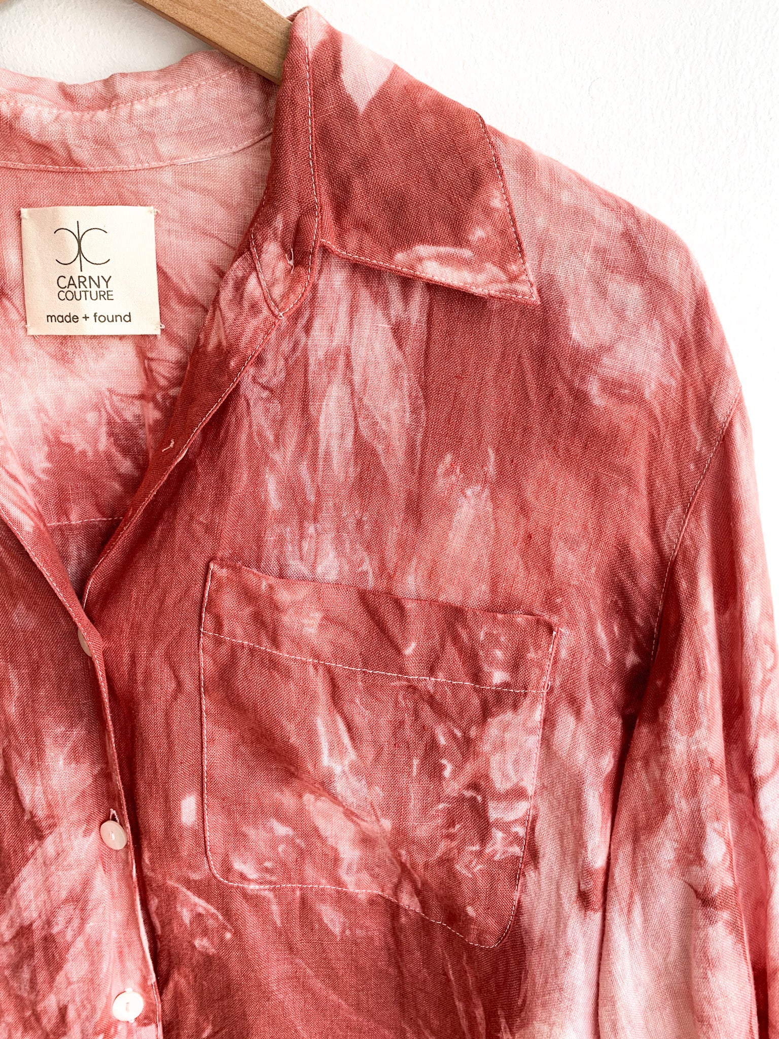 Hand Dyed Linen Shirt